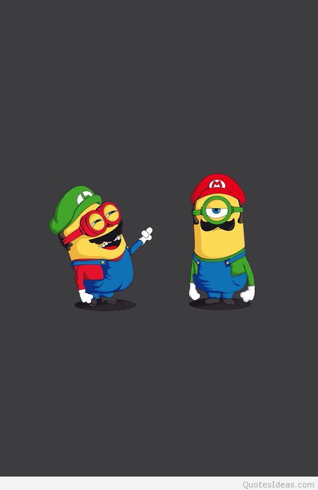 Mario And Luigi Minions Iphone Wallpaper - Super Mario Minion - HD Wallpaper 