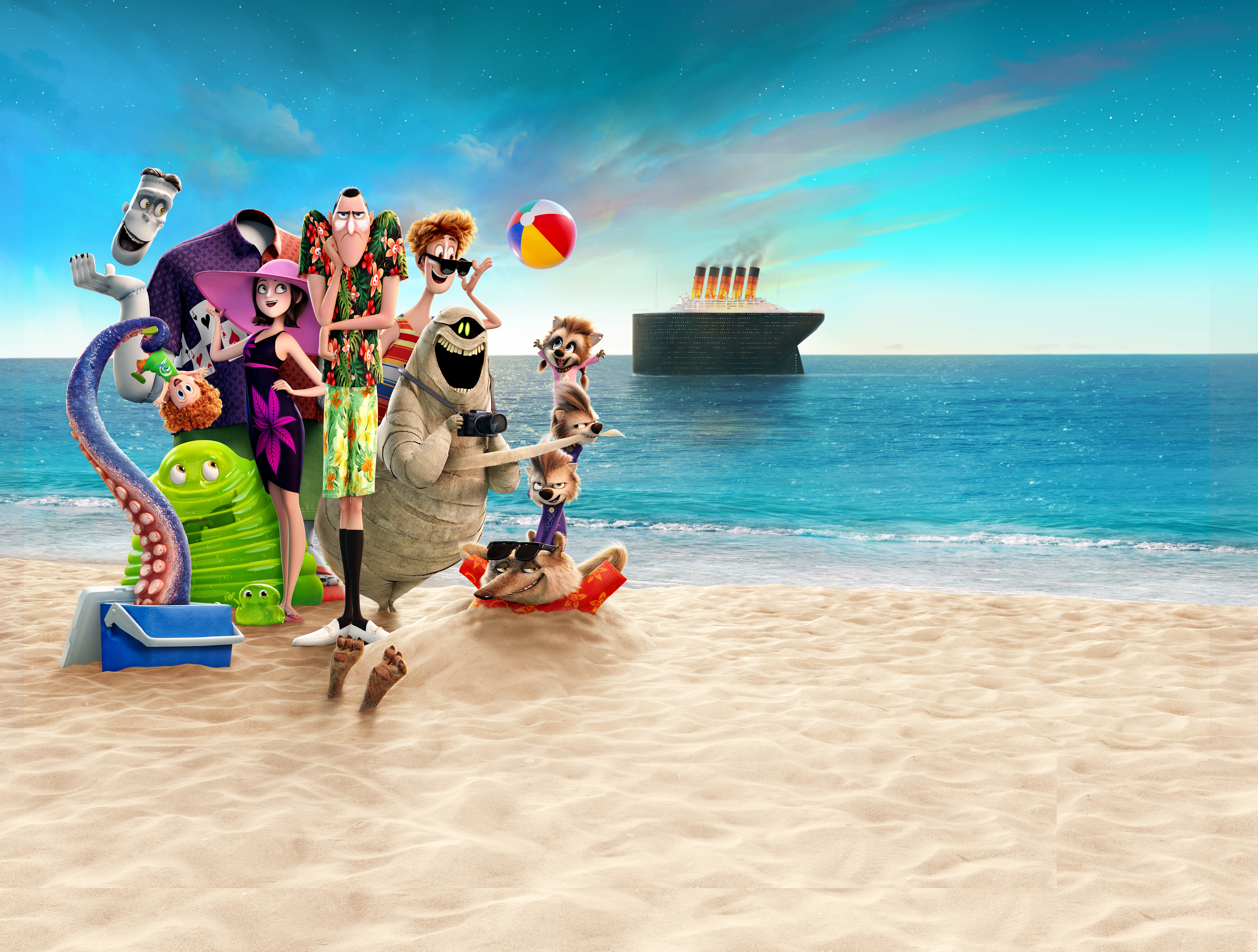 Hotel Transylvania 3 Summer Vacation - HD Wallpaper 