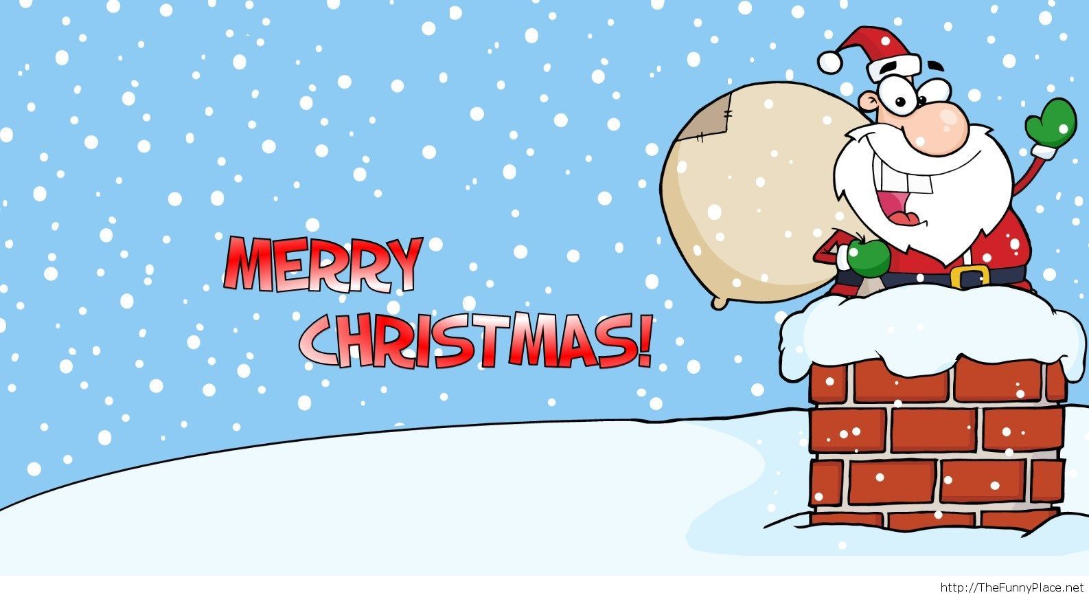 Santa Funny Wallpaper Hd Free - Happy Christmas Fun - HD Wallpaper 