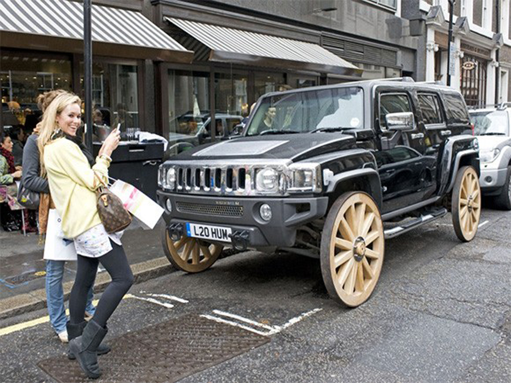 Hummer H3 Wood Wheel - HD Wallpaper 