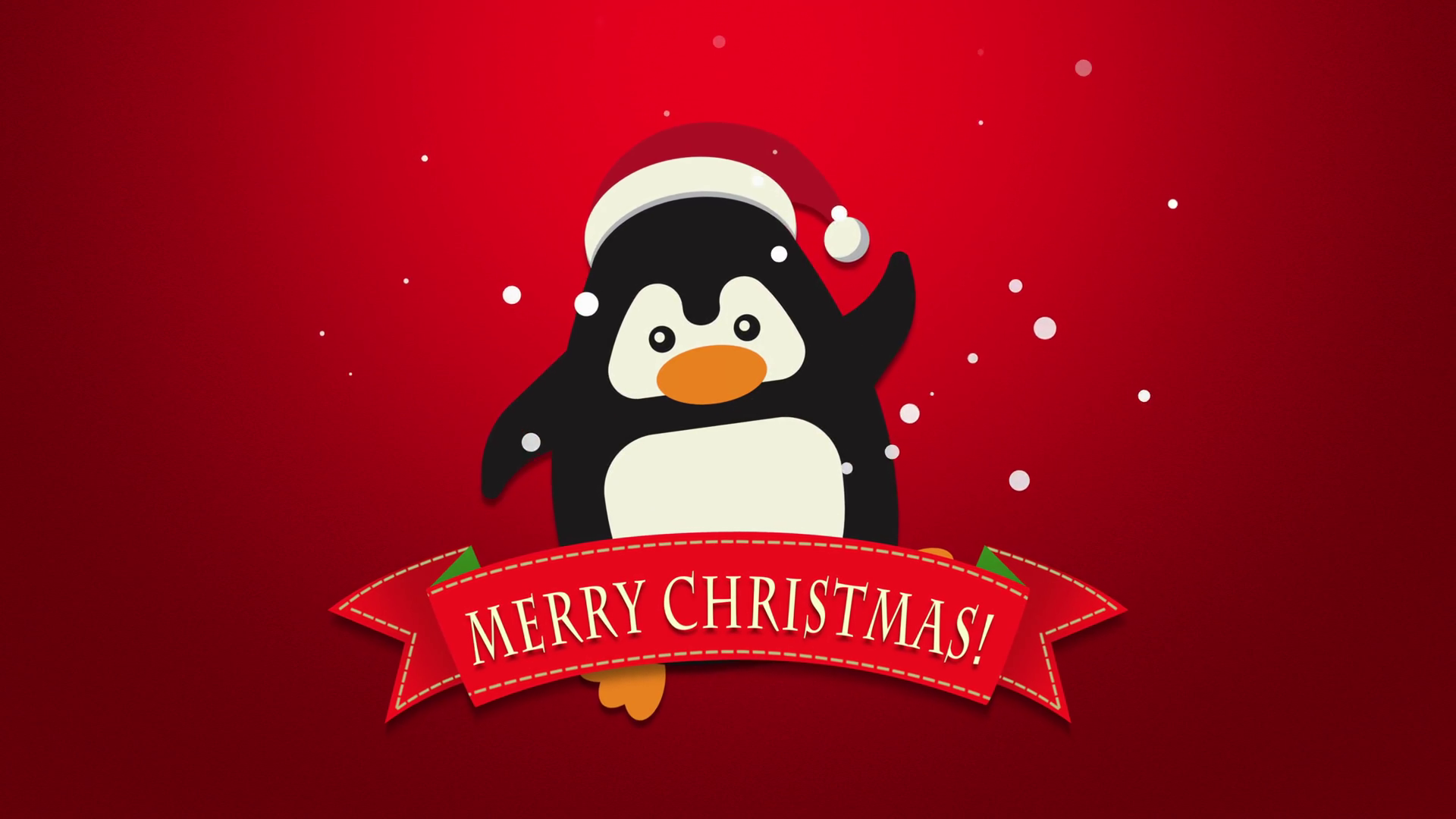Animated Merry Christmas Elegant - HD Wallpaper 