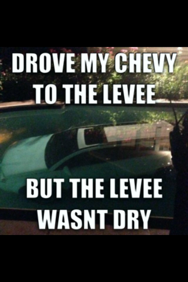 Drove My Chevy To The Levee But - HD Wallpaper 