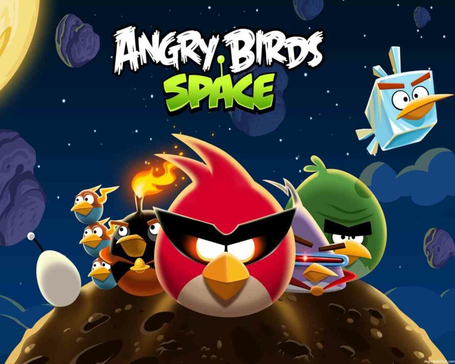 Free Desktop Wallpaper Funny On Wallpapersafari - Rovio Angry Birds Space - HD Wallpaper 