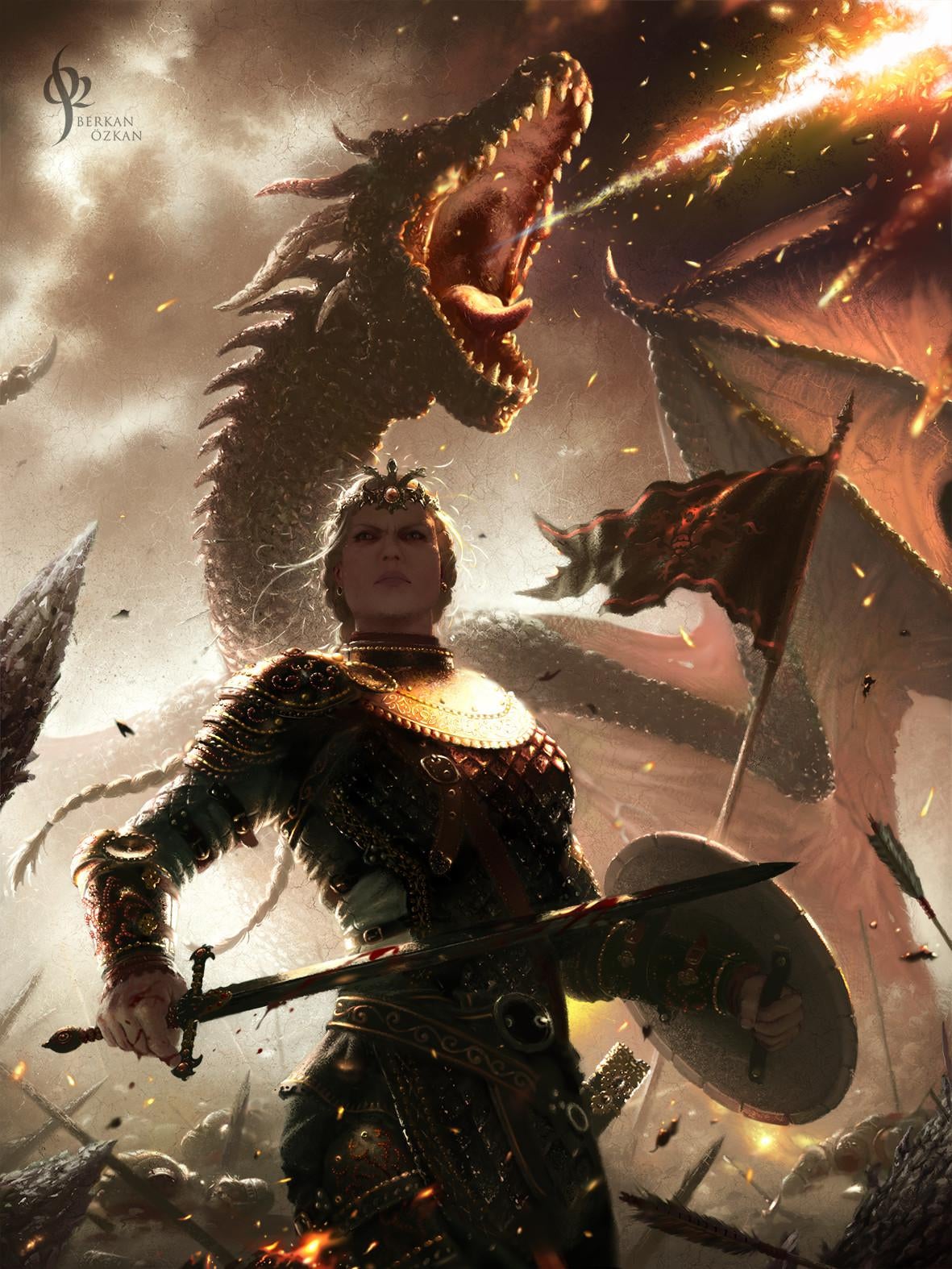 Visenya Targaryen Art - HD Wallpaper 