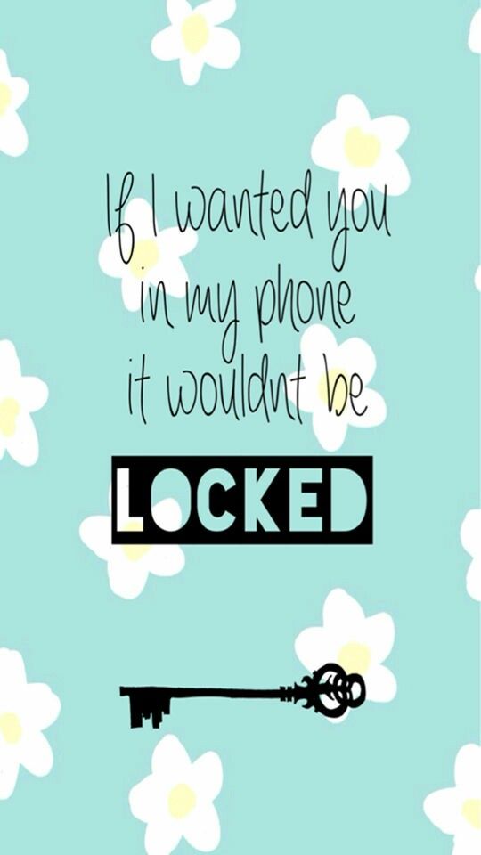 Iphone Locked Screen For Fun - Dont Touch My Phone Girly - 540x960 Wallpaper  