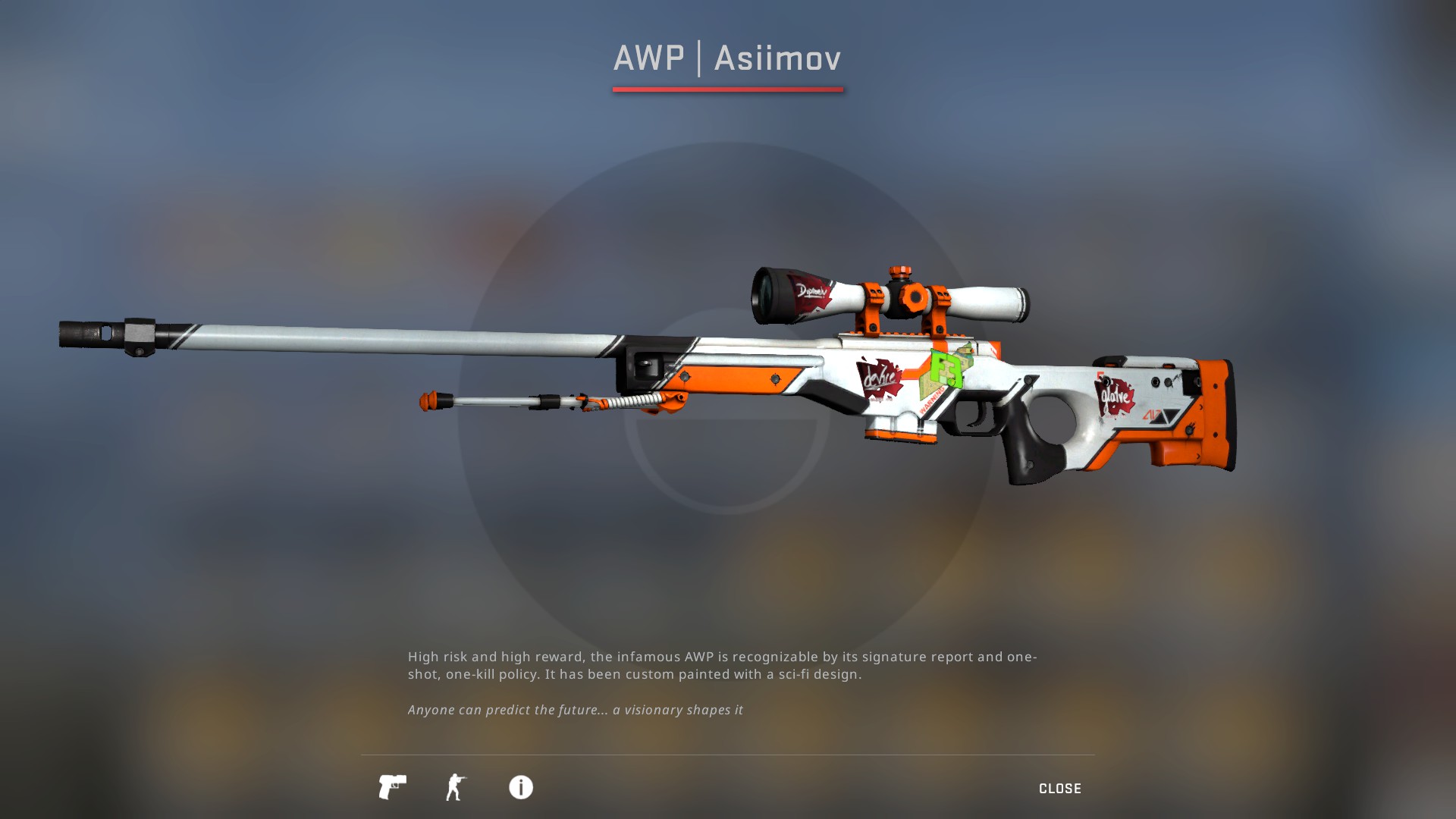 Cs Go Awp Asiimov - HD Wallpaper 