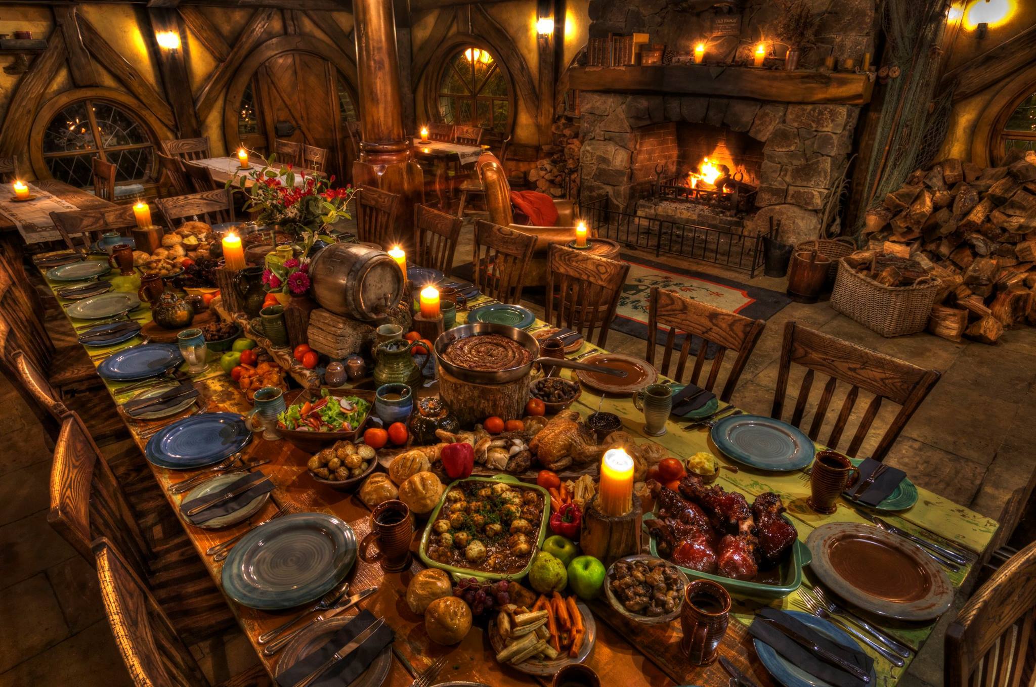 Hobbiton Banquet - HD Wallpaper 