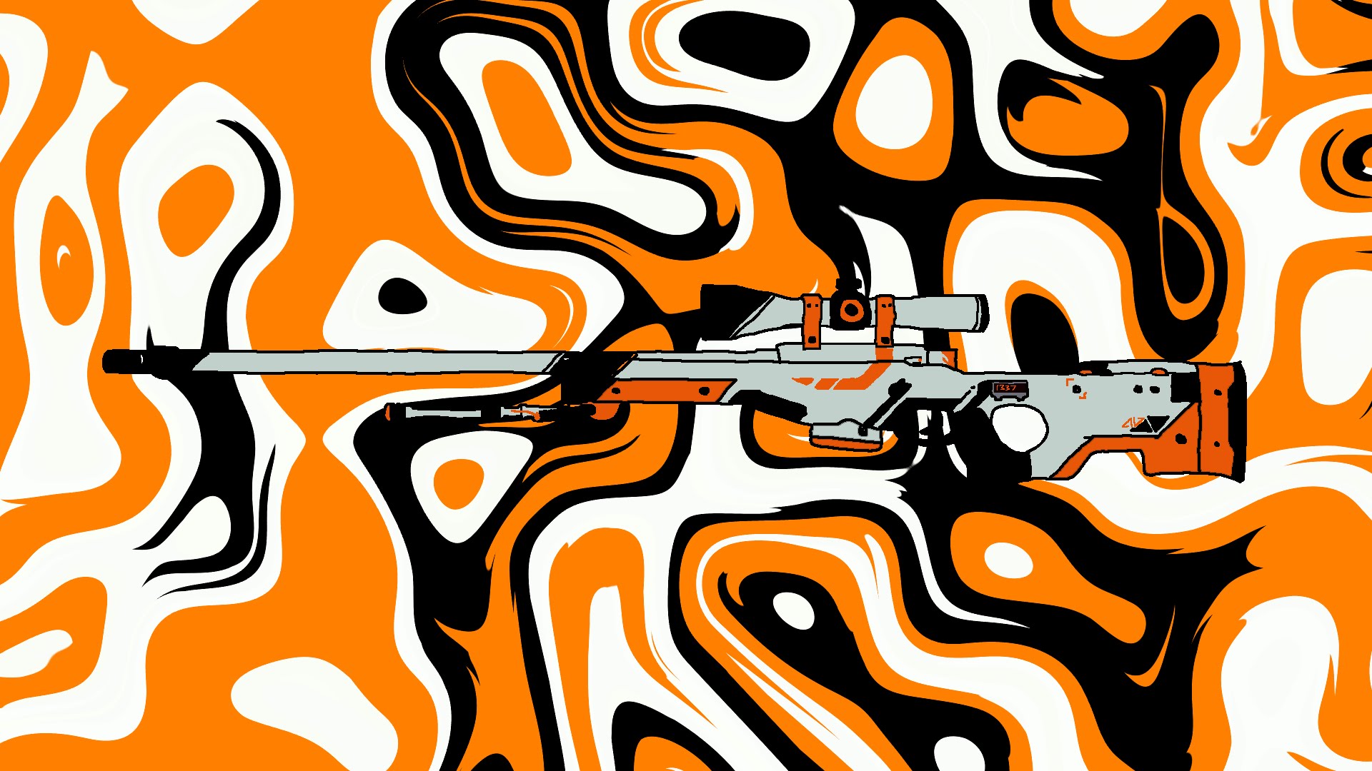 Awp Asiimov Wallpaper Speed Art - Cs Go Asiimov - HD Wallpaper 