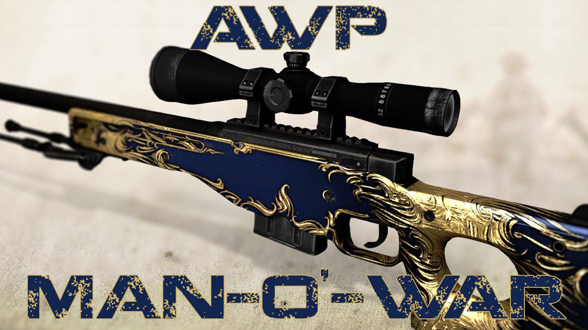 Awp Wallpaper - Man O War Skin Cs Go - HD Wallpaper 