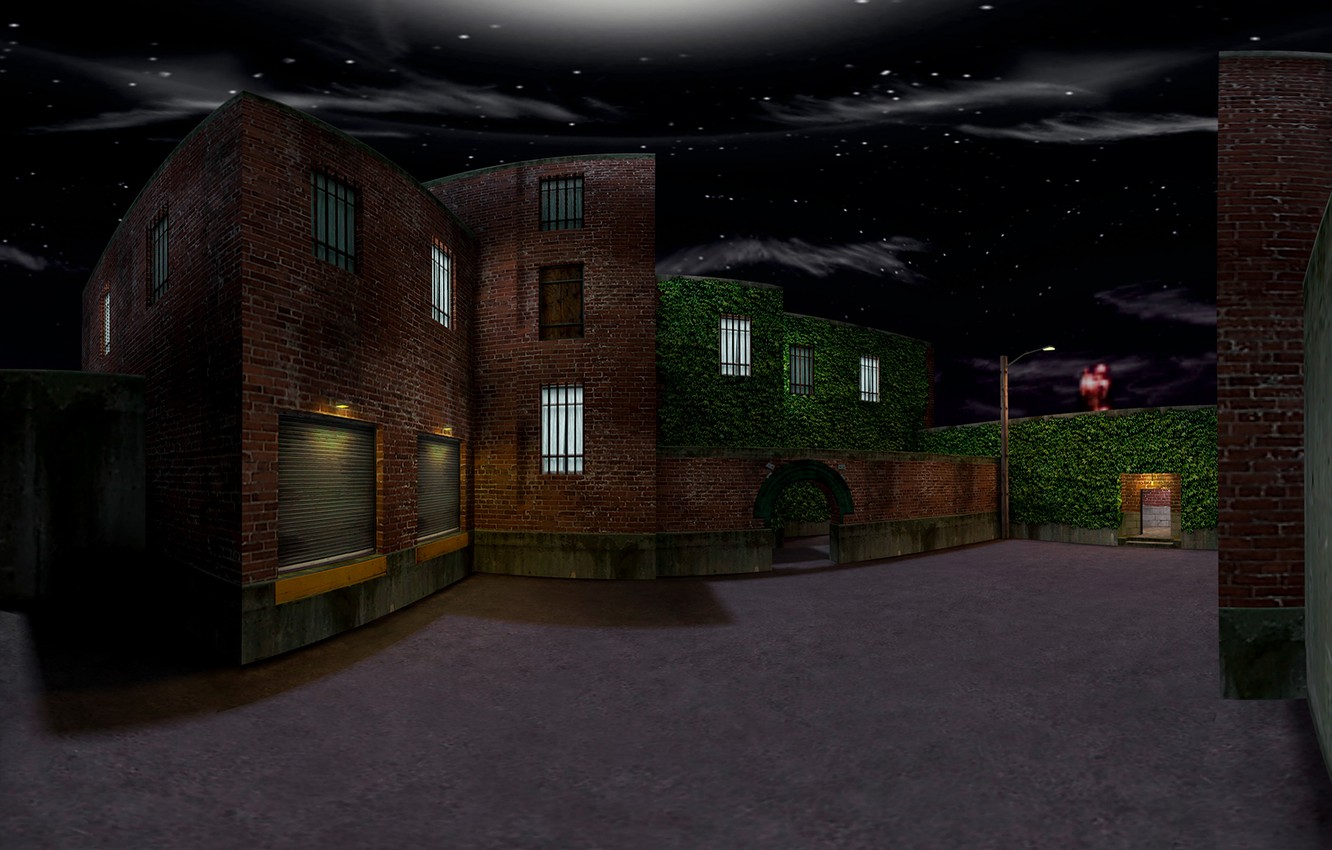 Photo Wallpaper Night, Half-life, Counter Strike, Cs - Counter Strike 1.6 Night - HD Wallpaper 