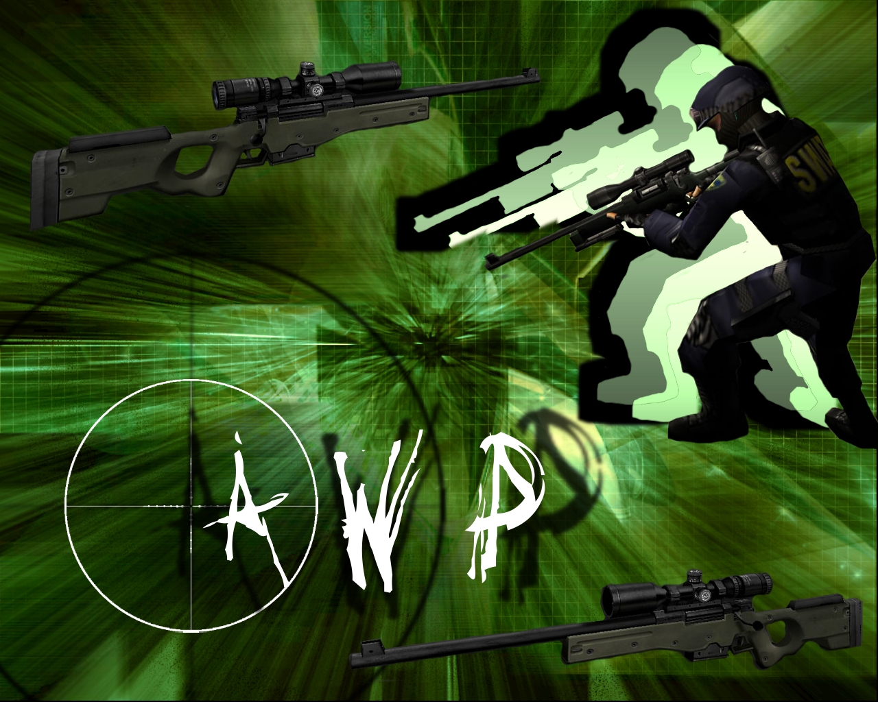 Awp Standard Wallpaper - Counter Strike - HD Wallpaper 
