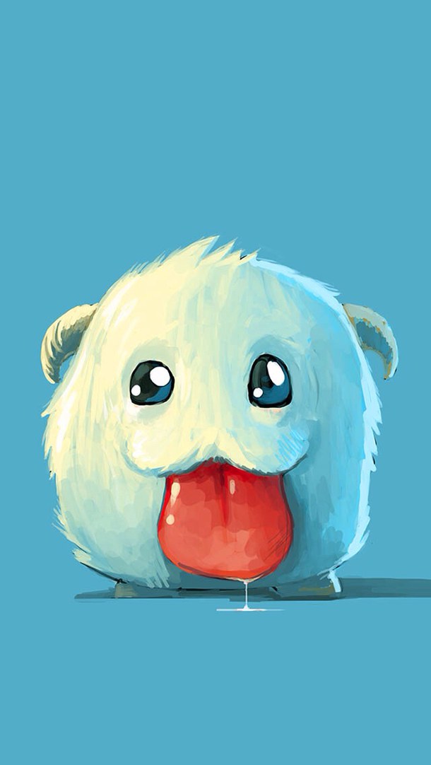 Whatsapp Wallpapers - League Of Legends Poro Phone - HD Wallpaper 