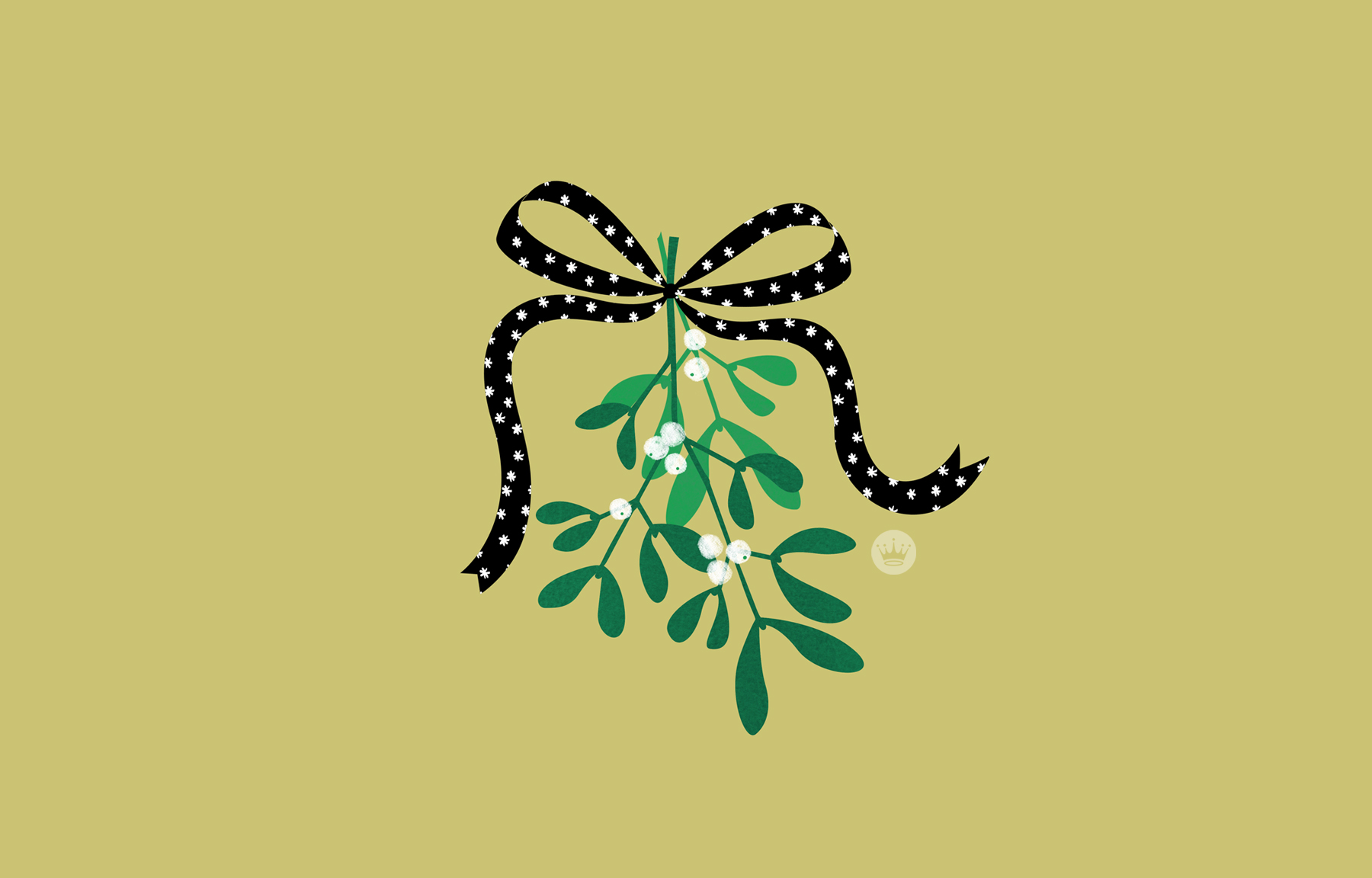 Mistletoe Wallpaper For Iphone - HD Wallpaper 