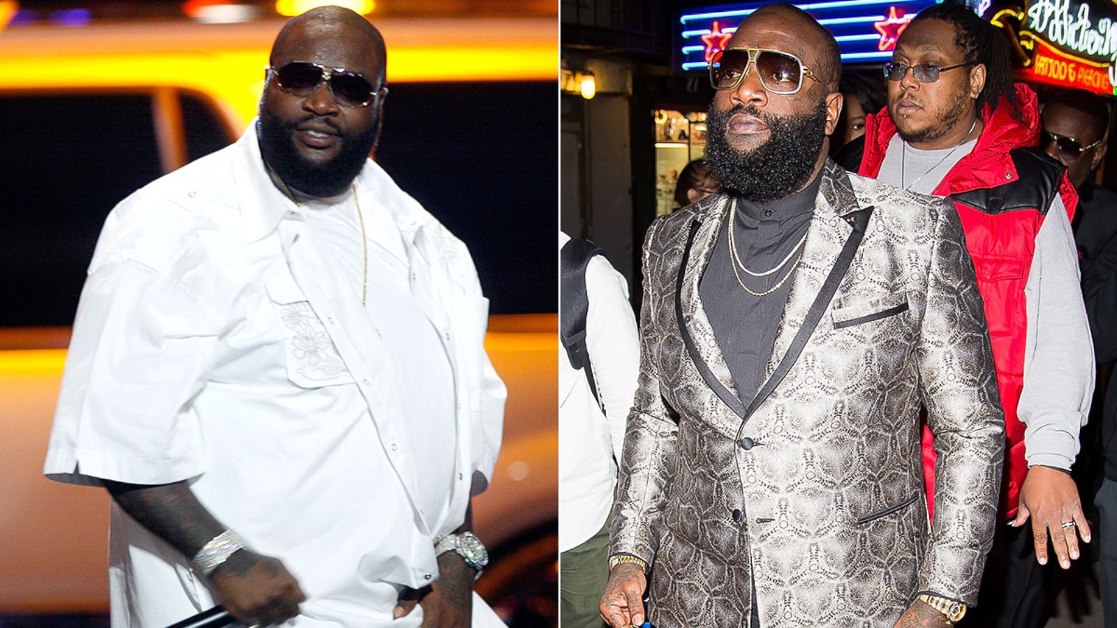 Rick Ross Weight Loss Transformation - HD Wallpaper 