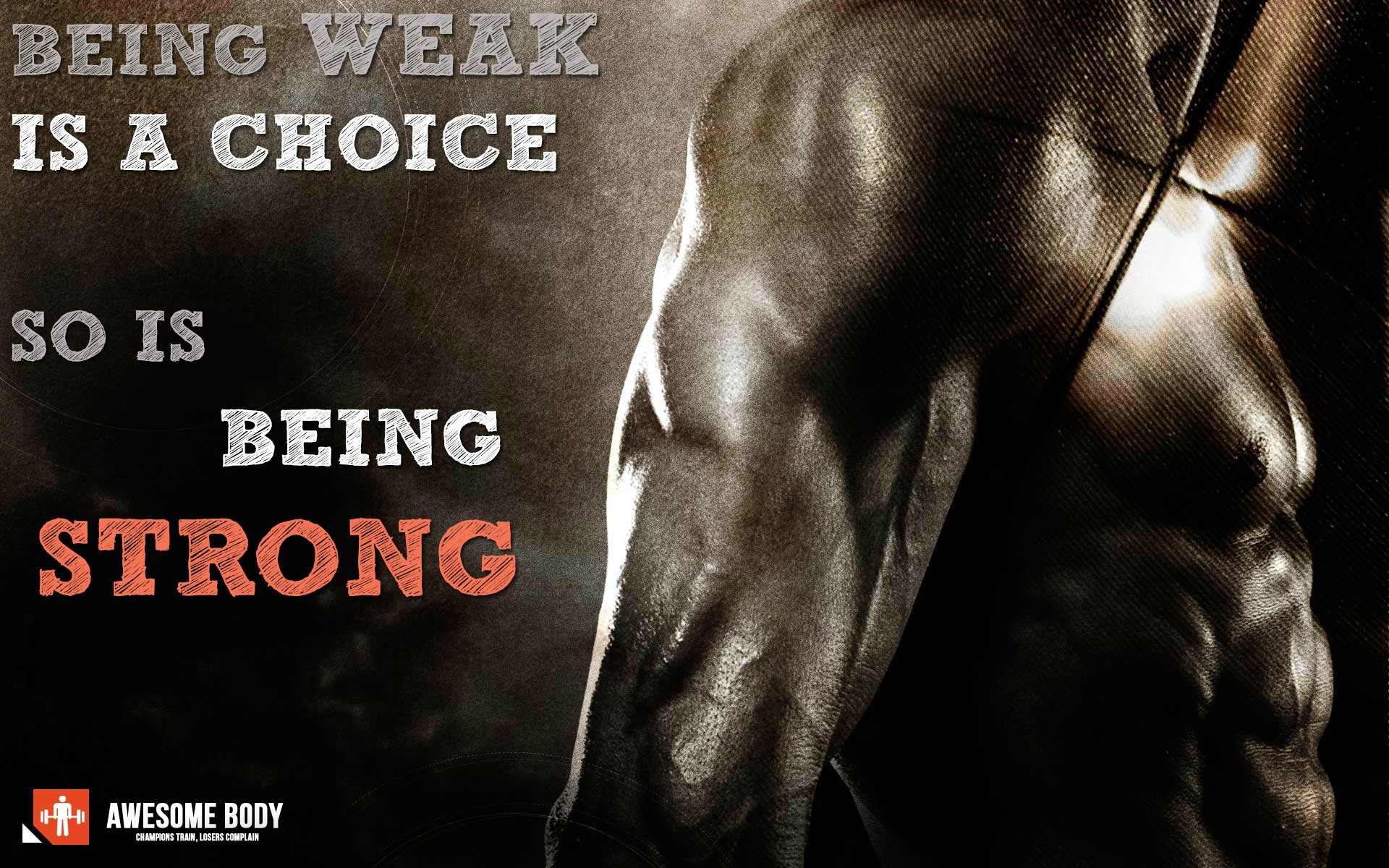 Bodybuilding Motivation Wallpaper Hd Being Strong Is - Vx Labs Whey Bolic - HD Wallpaper 
