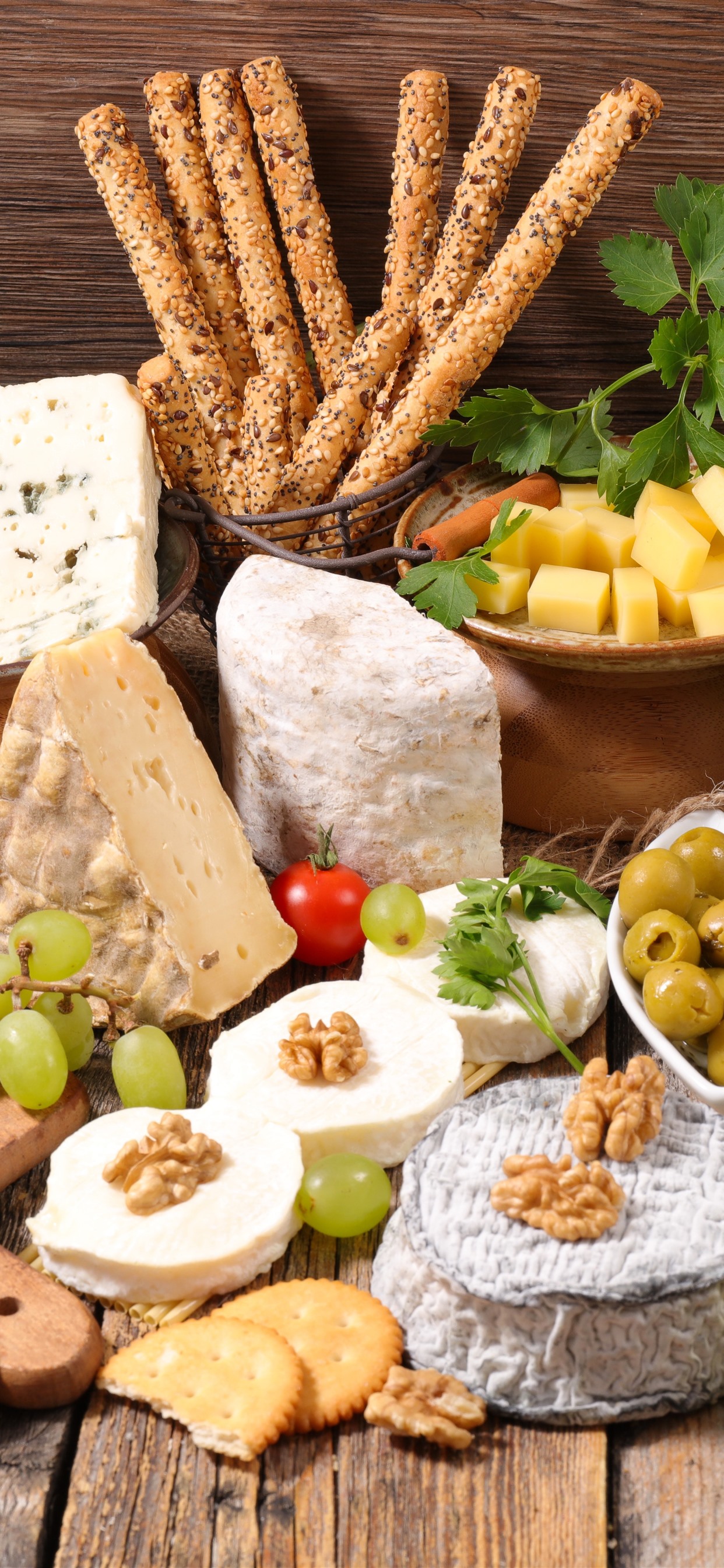 Iphone Wallpaper Food, Cheese, Cookies, Grapes, Bread, - عروض اسواق الضحى المعادى الجديدة - HD Wallpaper 