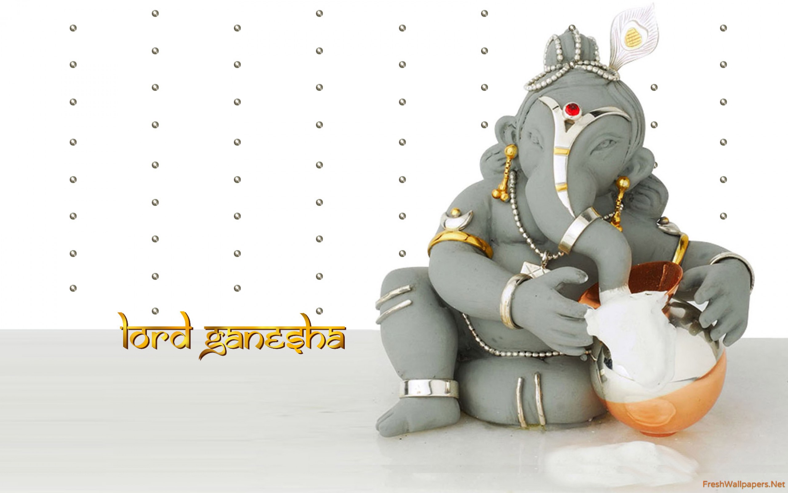 Laptop Ganesh Desktop Wallpaper Of God - HD Wallpaper 