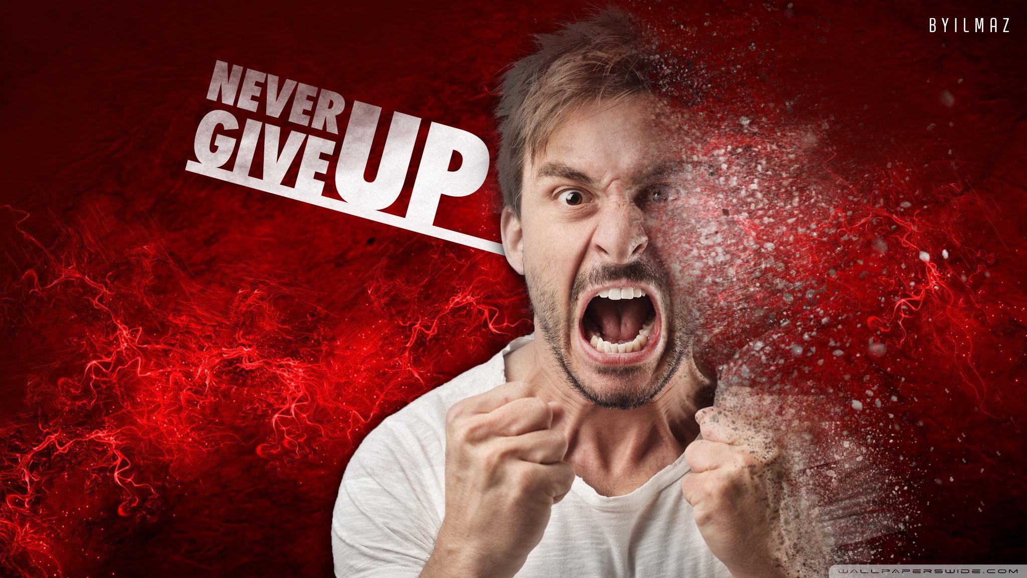 Never Give Up Wallpaper Hd - 2048x1152 Wallpaper - teahub.io
