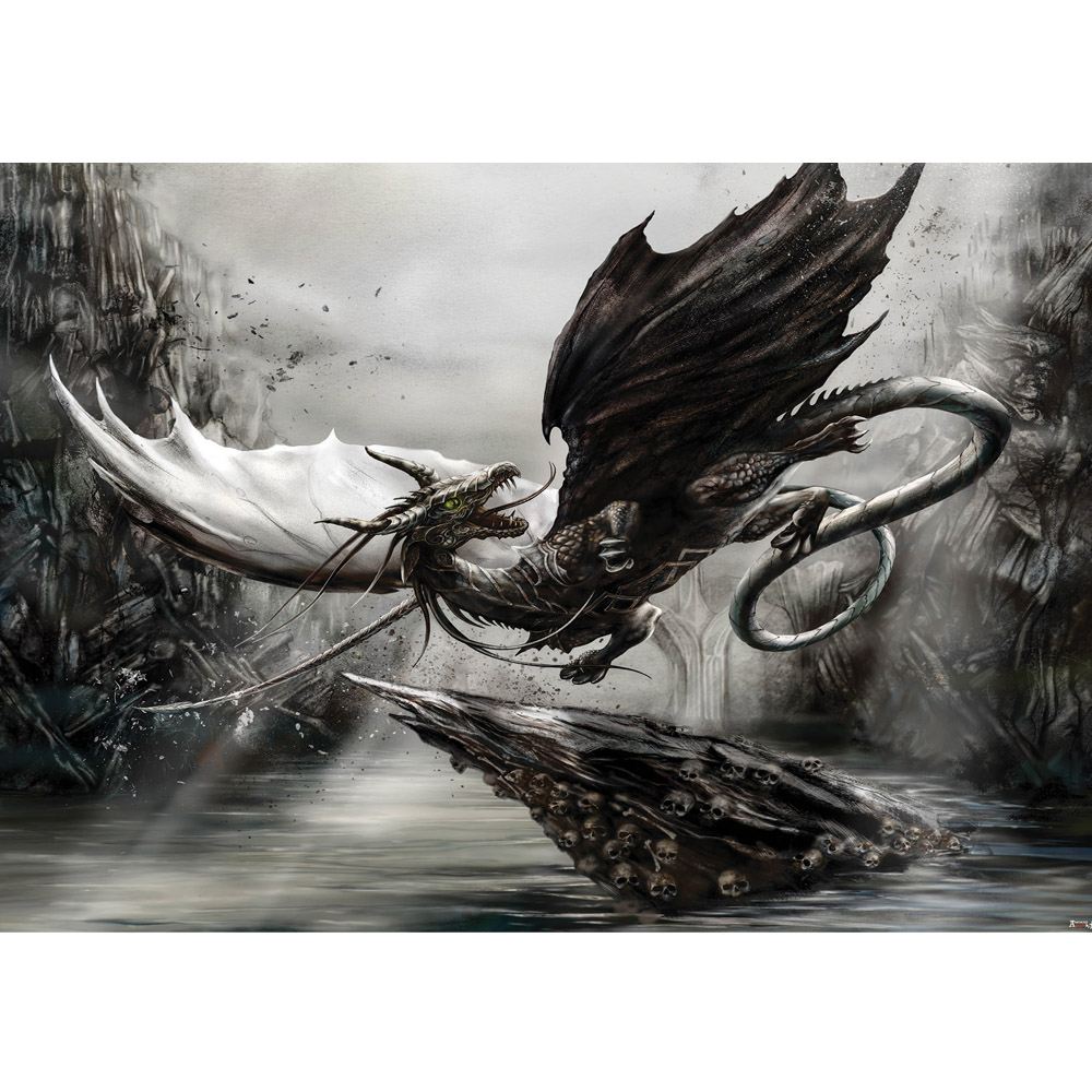 Dragon Wallpaper For Living Room - HD Wallpaper 