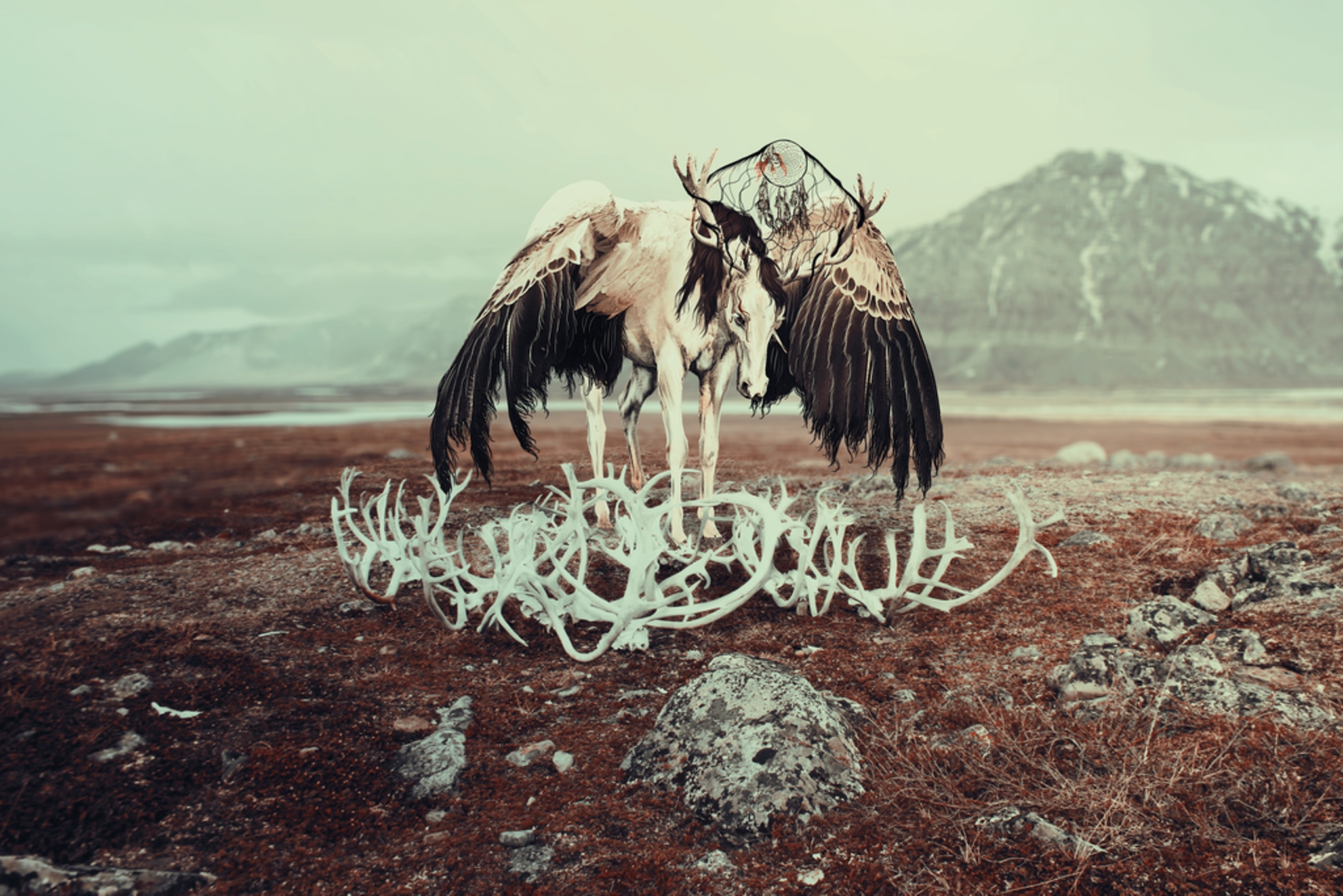 Surreal Landscape Photoshop Japan - HD Wallpaper 