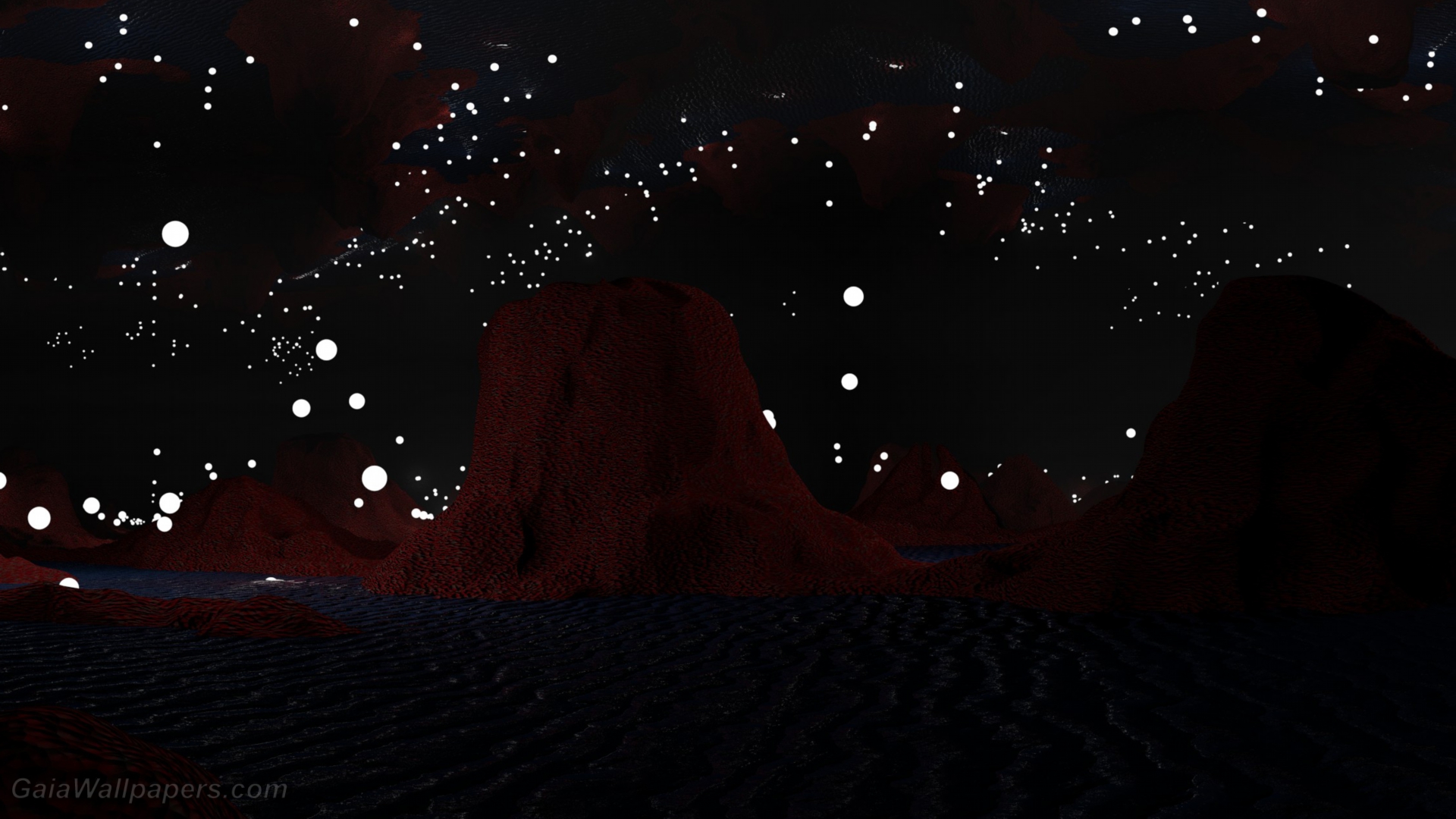 Near Stars In A Strange Dark World - Strange Desktop Dark - HD Wallpaper 