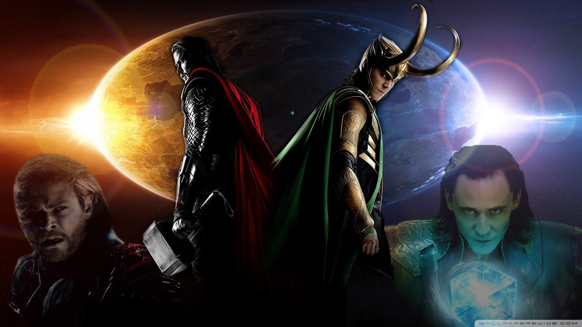 Thor And Loki Wallpaper Hd - HD Wallpaper 