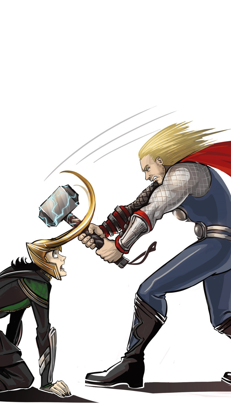 Thor Vs Loki - HD Wallpaper 