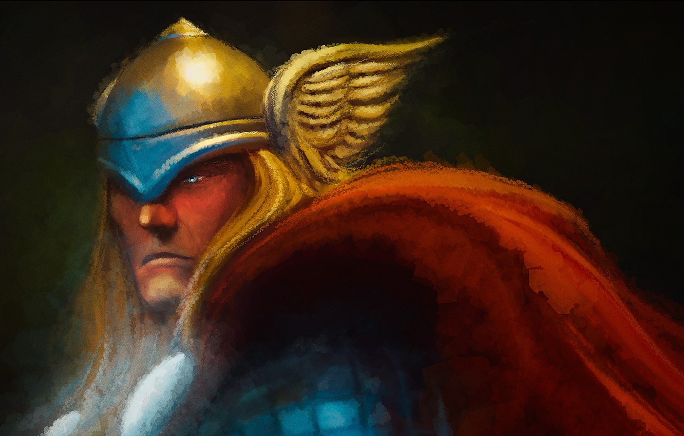 Photo Wallpaper Marvel, Thor, Comics, The God Of Thunder, - Thor God Of Thunder Series Wallpaper Comic - HD Wallpaper 