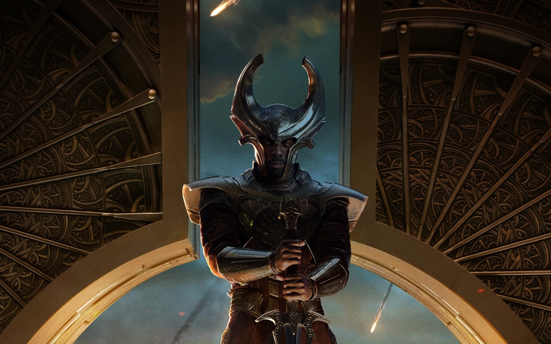 Thor Indoors Sculpture One Travel Museum Art Light - Heimdall Thor - HD Wallpaper 