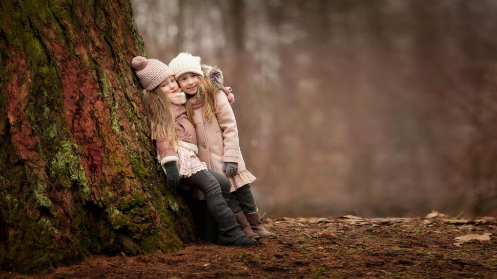 Girls Cute Forest Meeting Wallpaper,cute Hd Wallpaper,girl - Best Quotes In Tamil - HD Wallpaper 