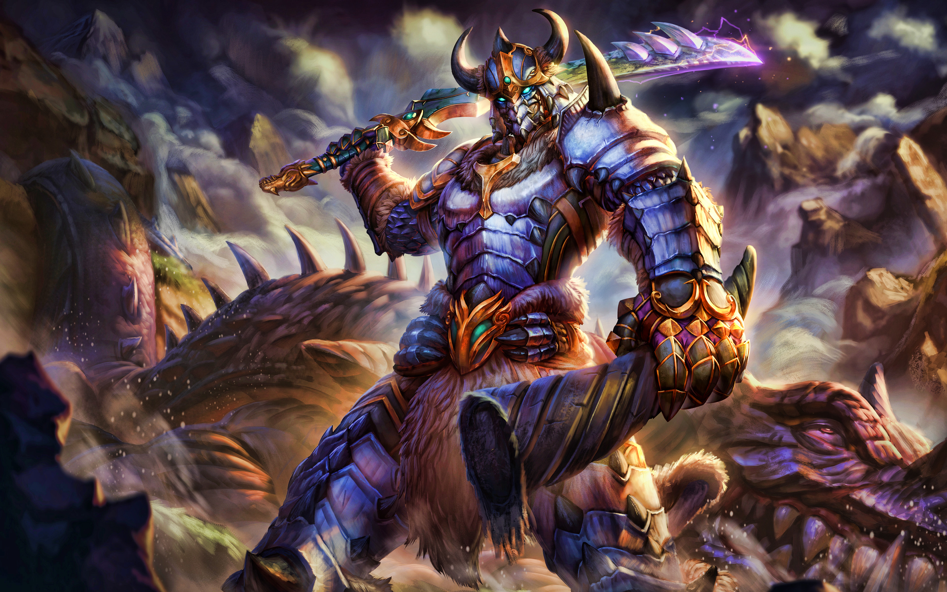 Primal Storm Susano, 4k, Smite God, 2019 Games, Smite, - Smite Primal Storm Susano - HD Wallpaper 