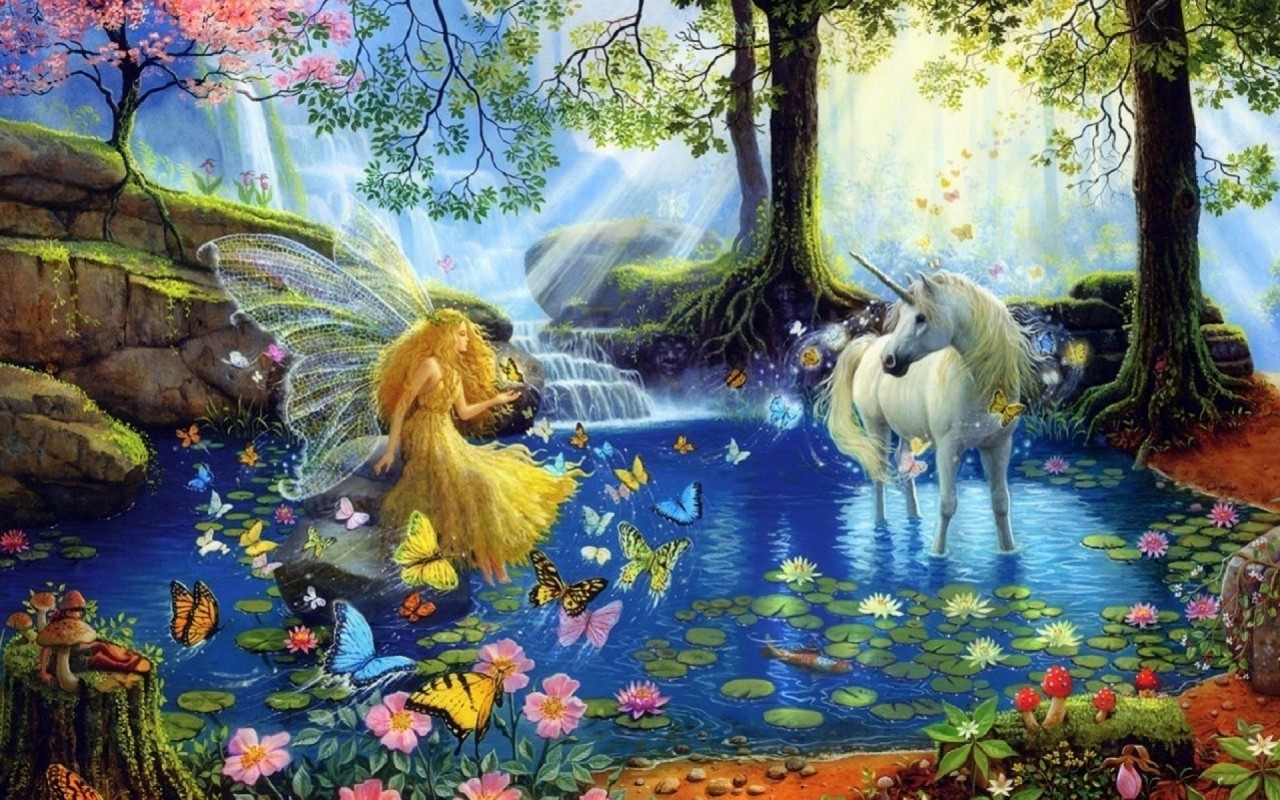 Mystical Meeting Wallpapers - Ravensburger Puzzle 300 - HD Wallpaper 