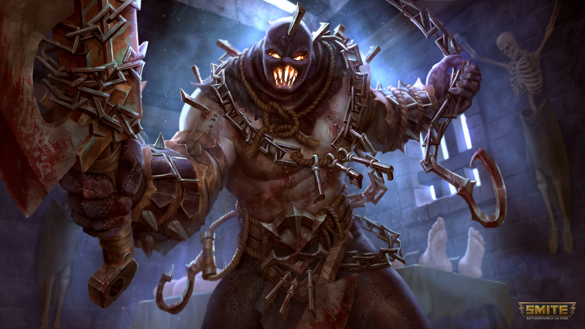 Ymir, Video Game, Smite, Pc Game, Wallpaper - Bloody Butcher Ymir - HD Wallpaper 