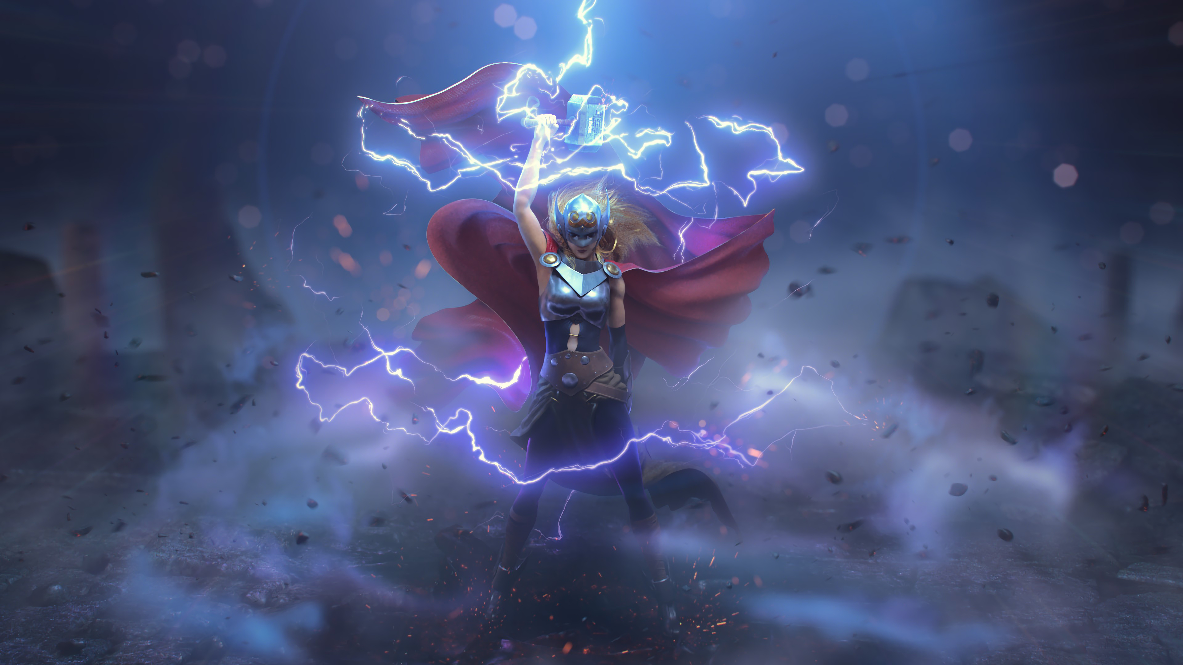 Jane Foster Thor - Thor Art - HD Wallpaper 