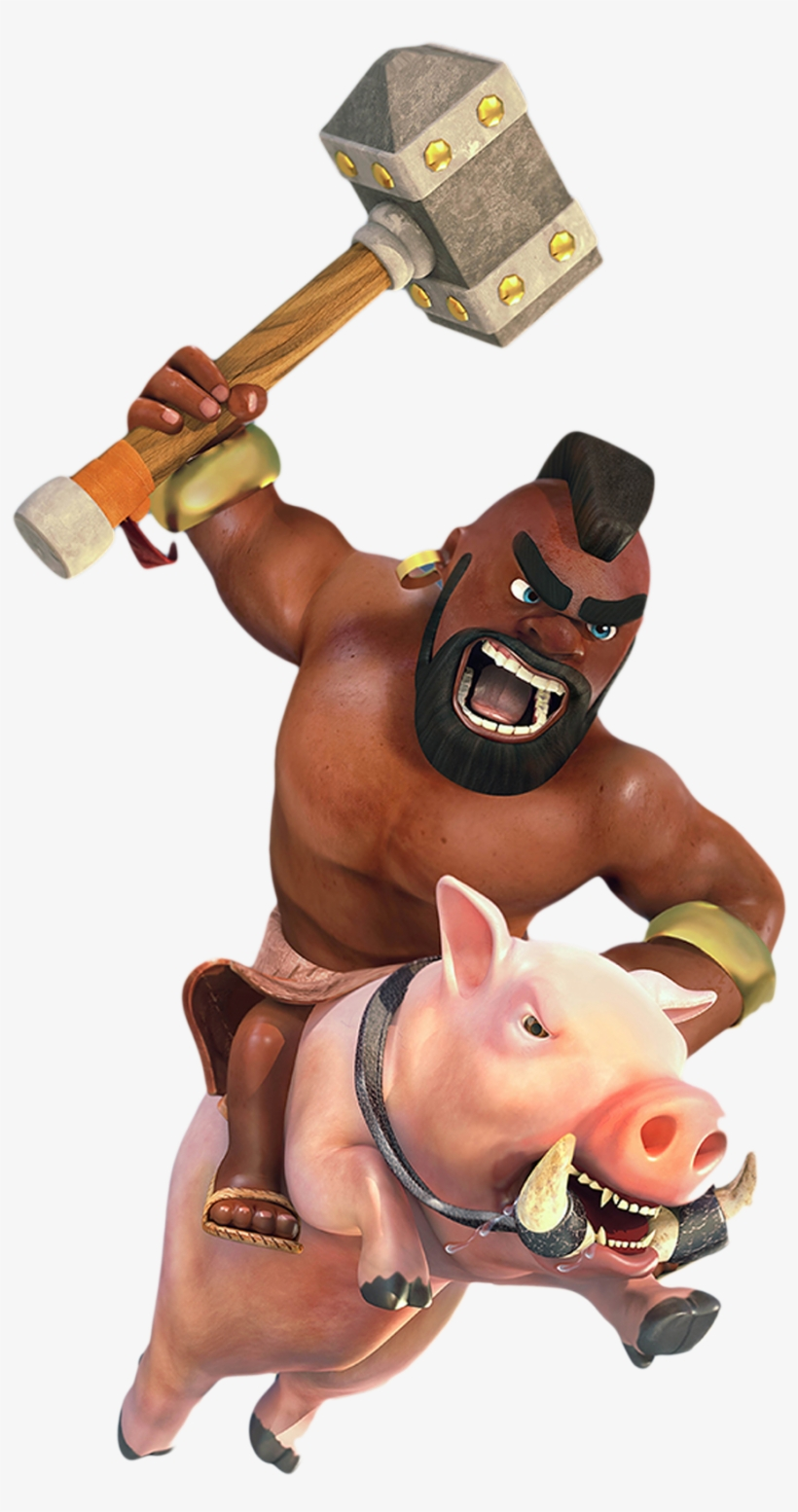 Clash Royale Hog Rider Png - HD Wallpaper 