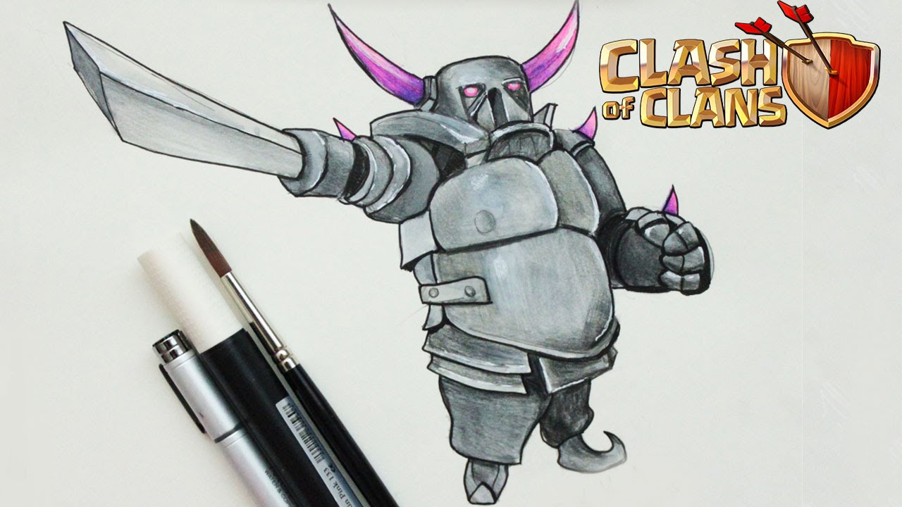 Рисунки пеки. Clash of Clans ПЕККА рисунок. ПЕККА карандашом. Клэш оф кланс карандашом. Рисунки клэш оф кланс карандашом.