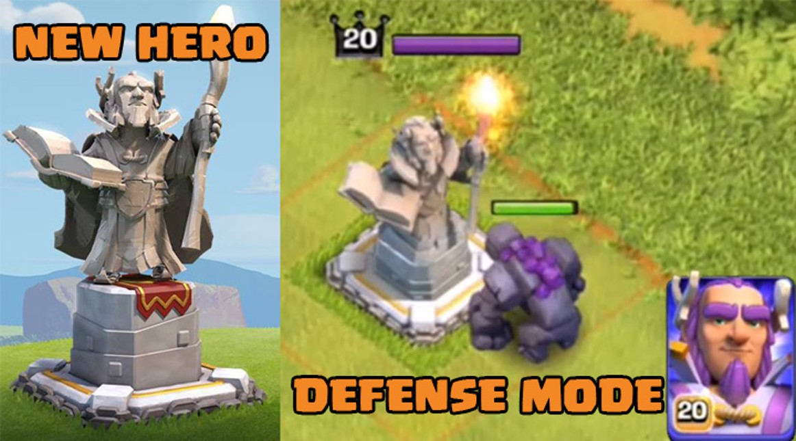 Clash Of Clans New Hero Defense - Grand Warden Coc - HD Wallpaper 