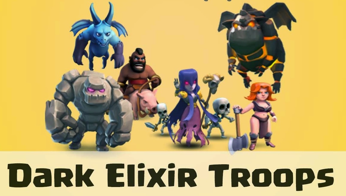 Dark Elixir Troops - Clash Of Clans Dark Troops - HD Wallpaper 