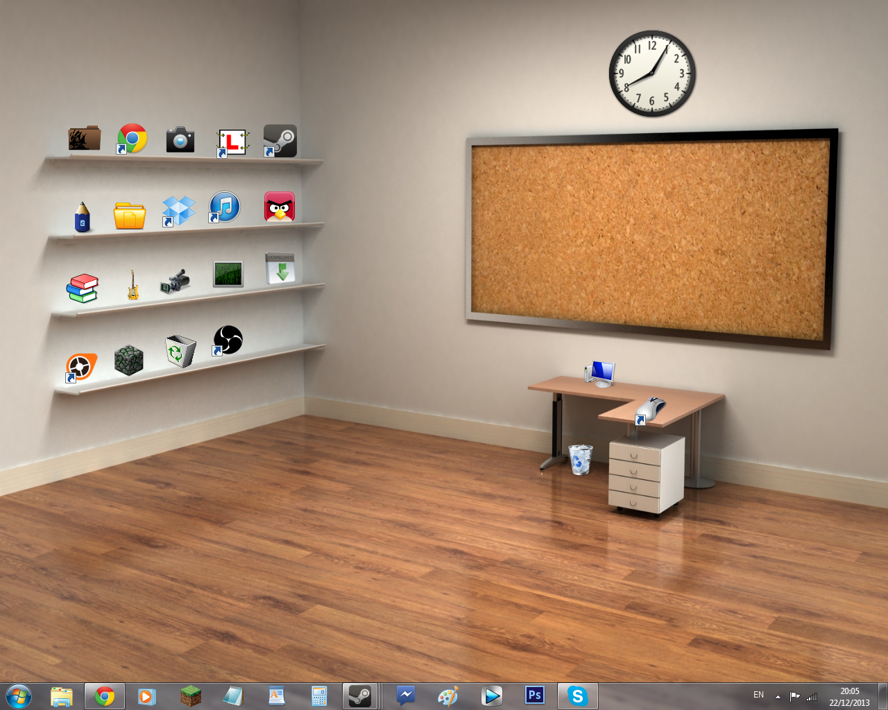 Office Wallpaper For Desktop - Shelf Background For Desktop - HD Wallpaper 