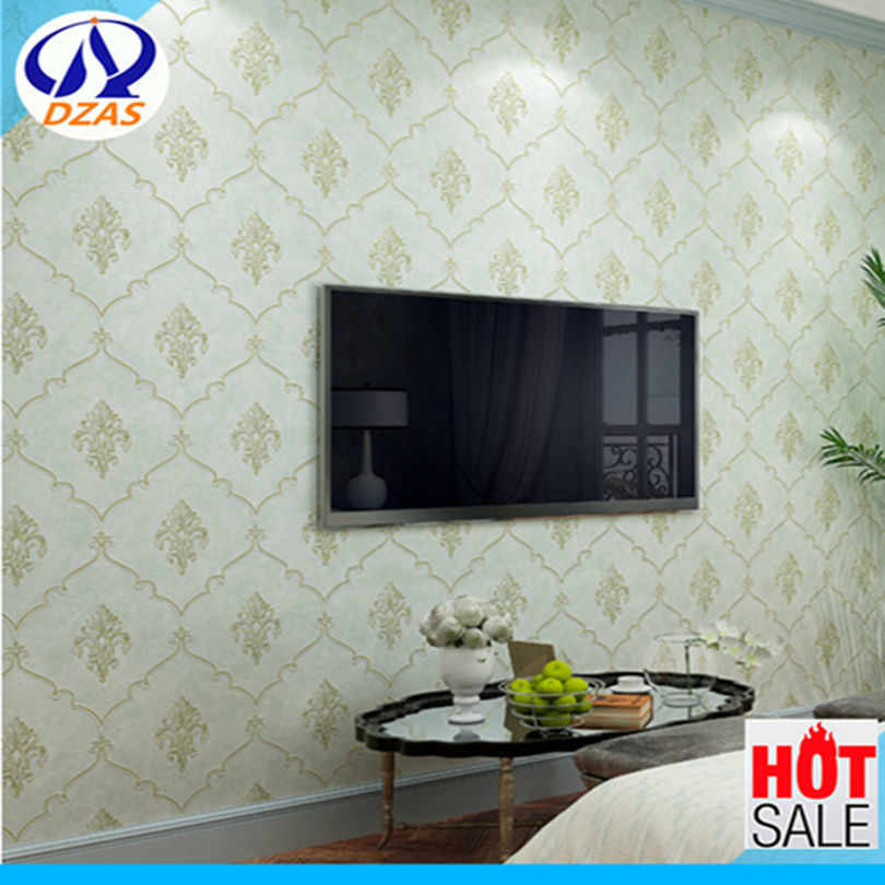 European Luxury Non Woven Wallpaper High Grade Atmospheric - Tv Home - HD Wallpaper 