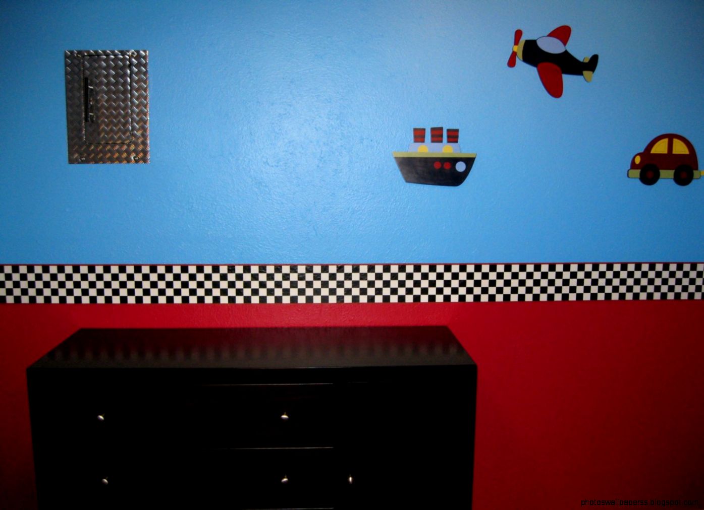 Checkered Flag Cars Nascar Wallpaper Border 6 Inch - Chest Of Drawers - HD Wallpaper 