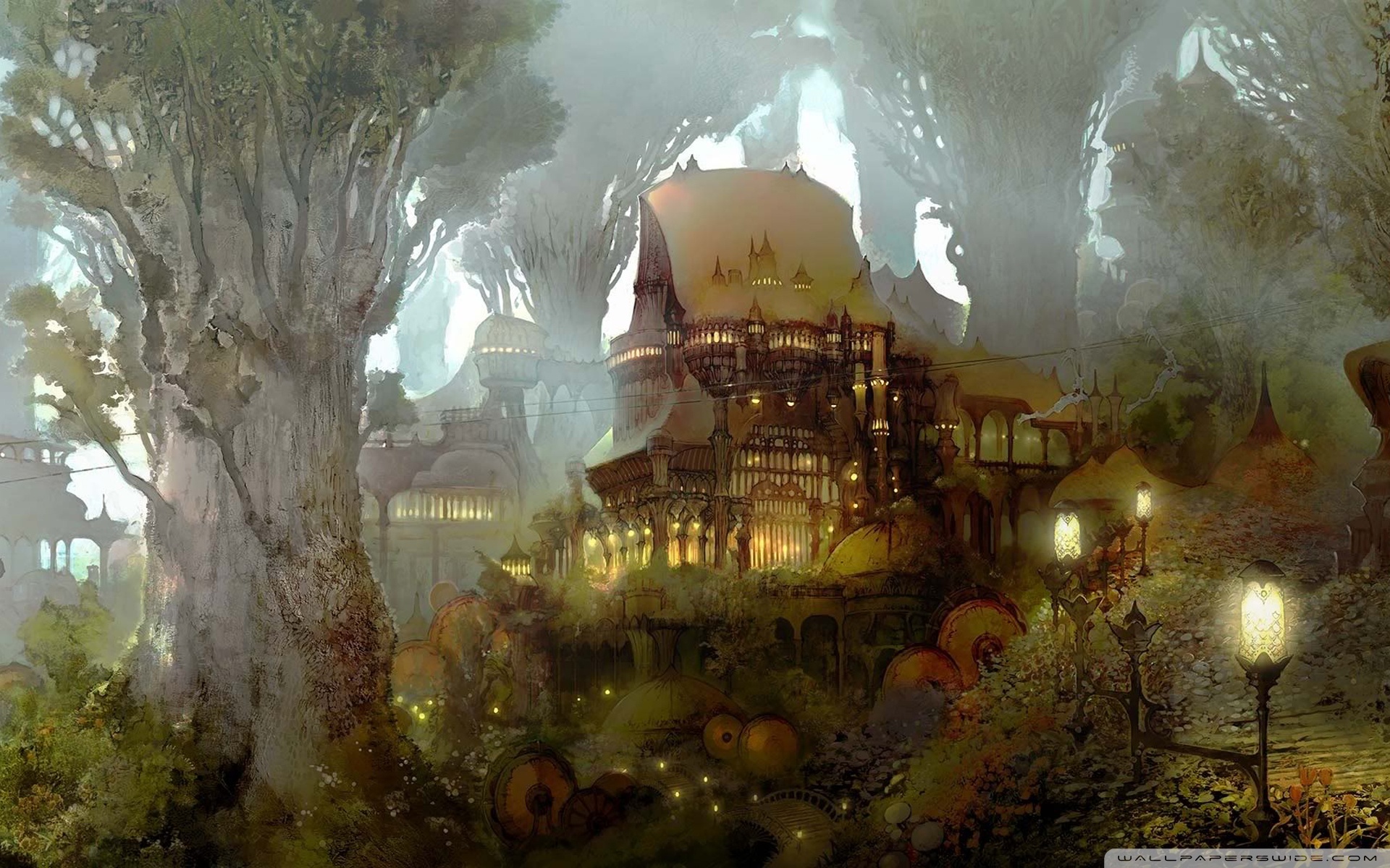 Environment Final Fantasy 14 Concept Art - HD Wallpaper 
