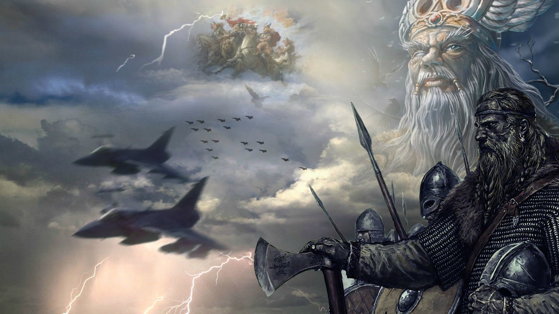 Viking Wallpapers Hd Group 
 Data Src New Viking Wallpaper - Viking Background - HD Wallpaper 