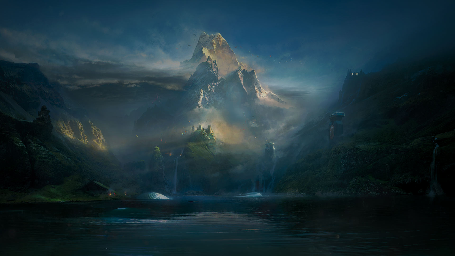 God Of War Mountain - HD Wallpaper 