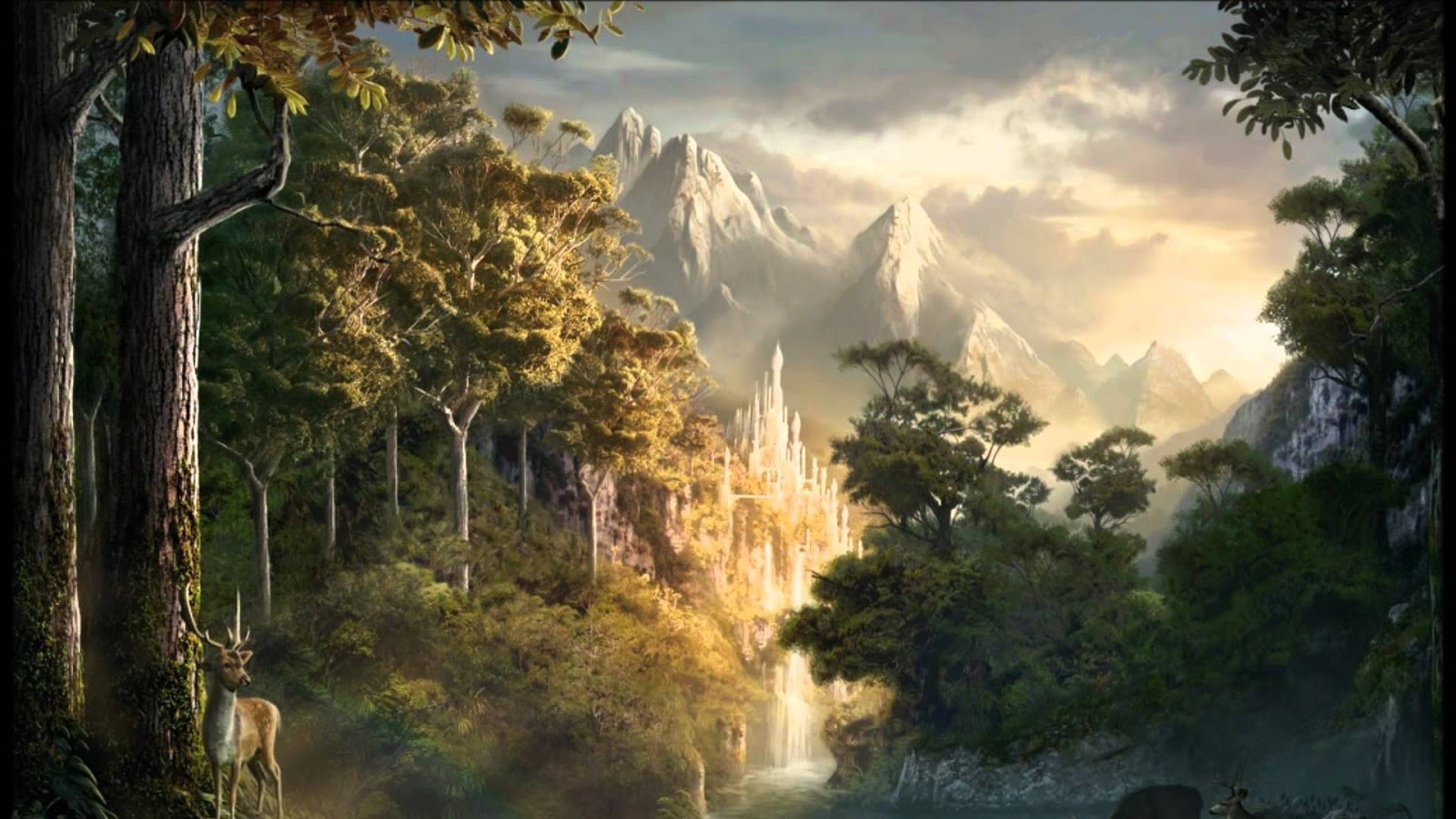 Nature Backgrounds Fantasy - HD Wallpaper 