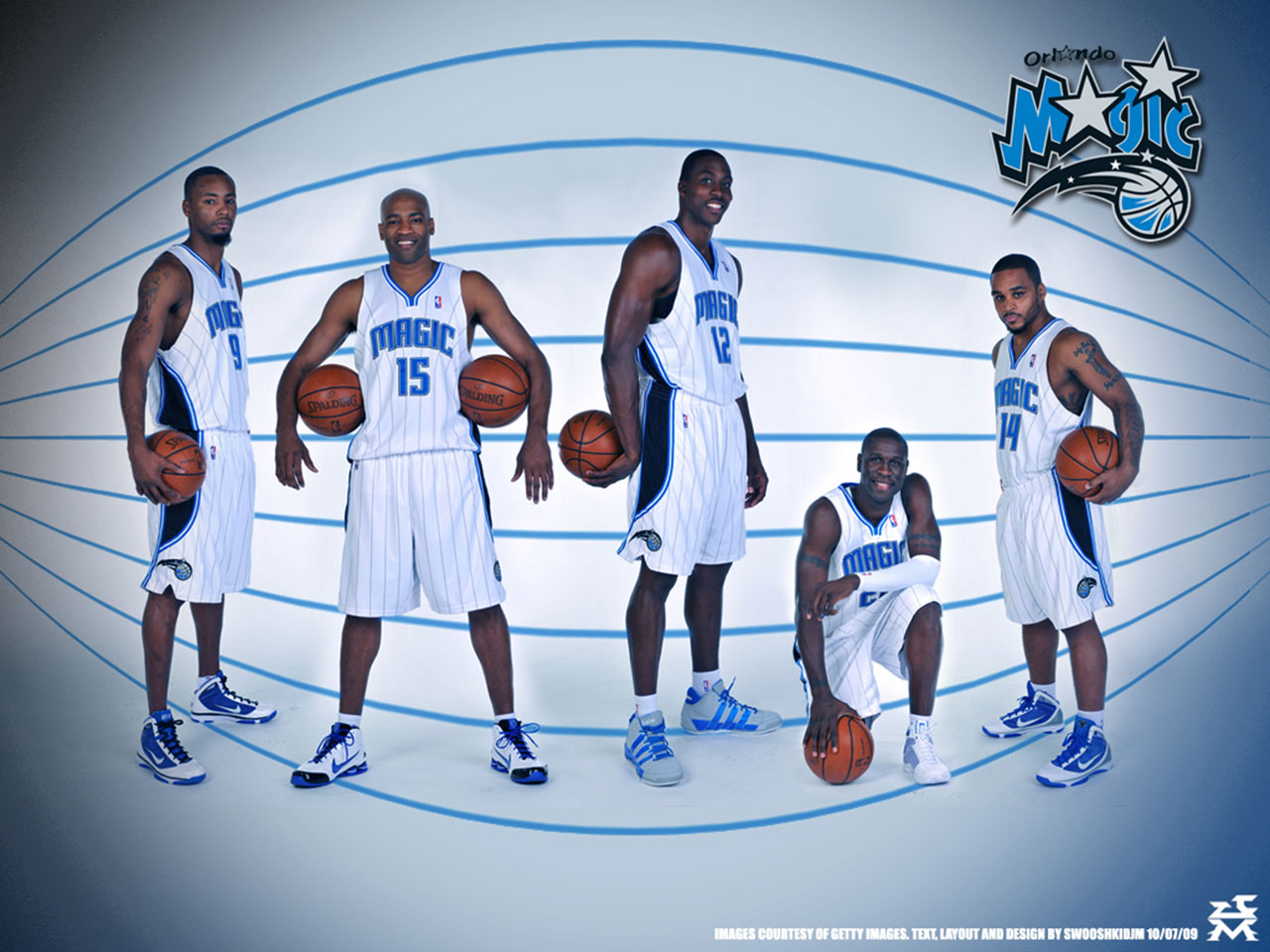 Orlando Magic 2010 Starting Five Wallpaper - Orlando Magic Wallpaper 2019 - HD Wallpaper 