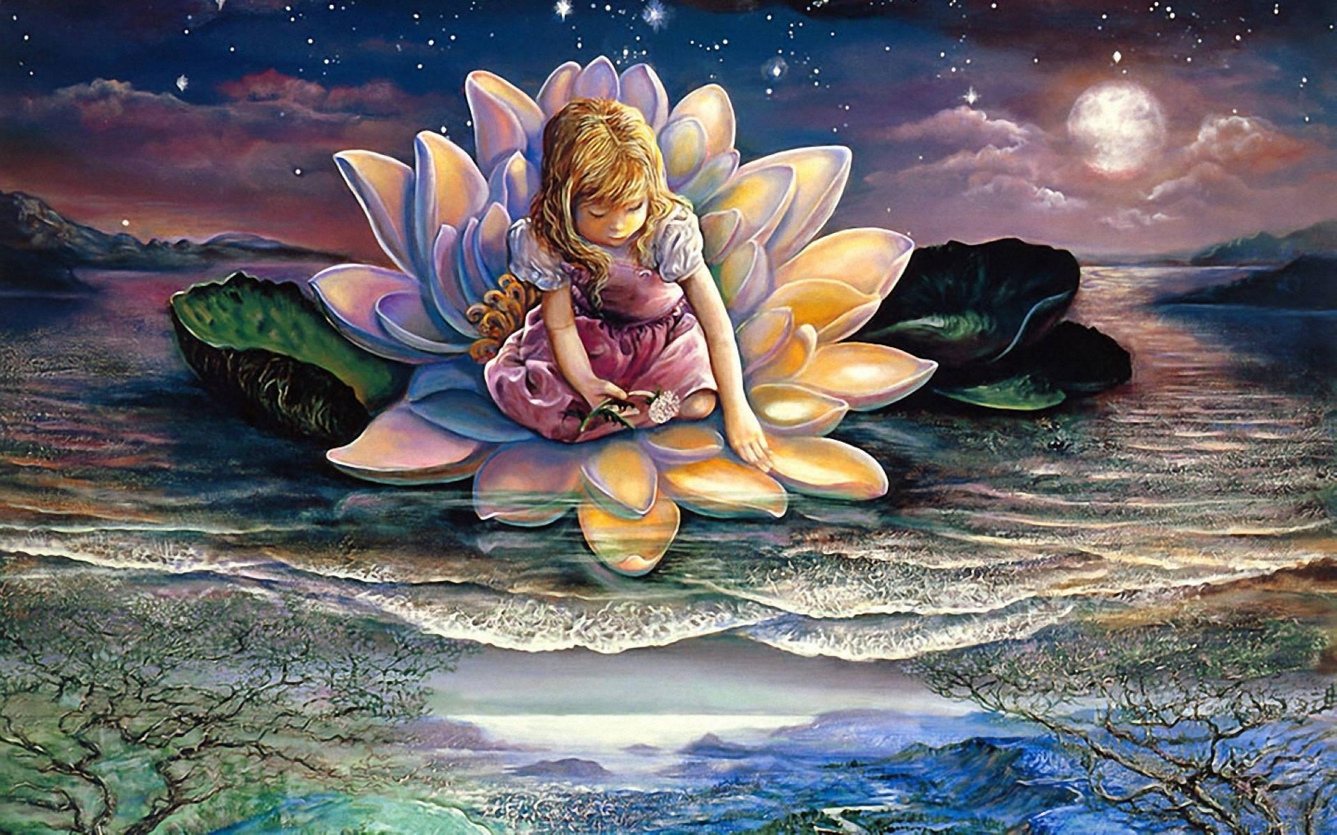 Magic Flower Wallpaper - HD Wallpaper 