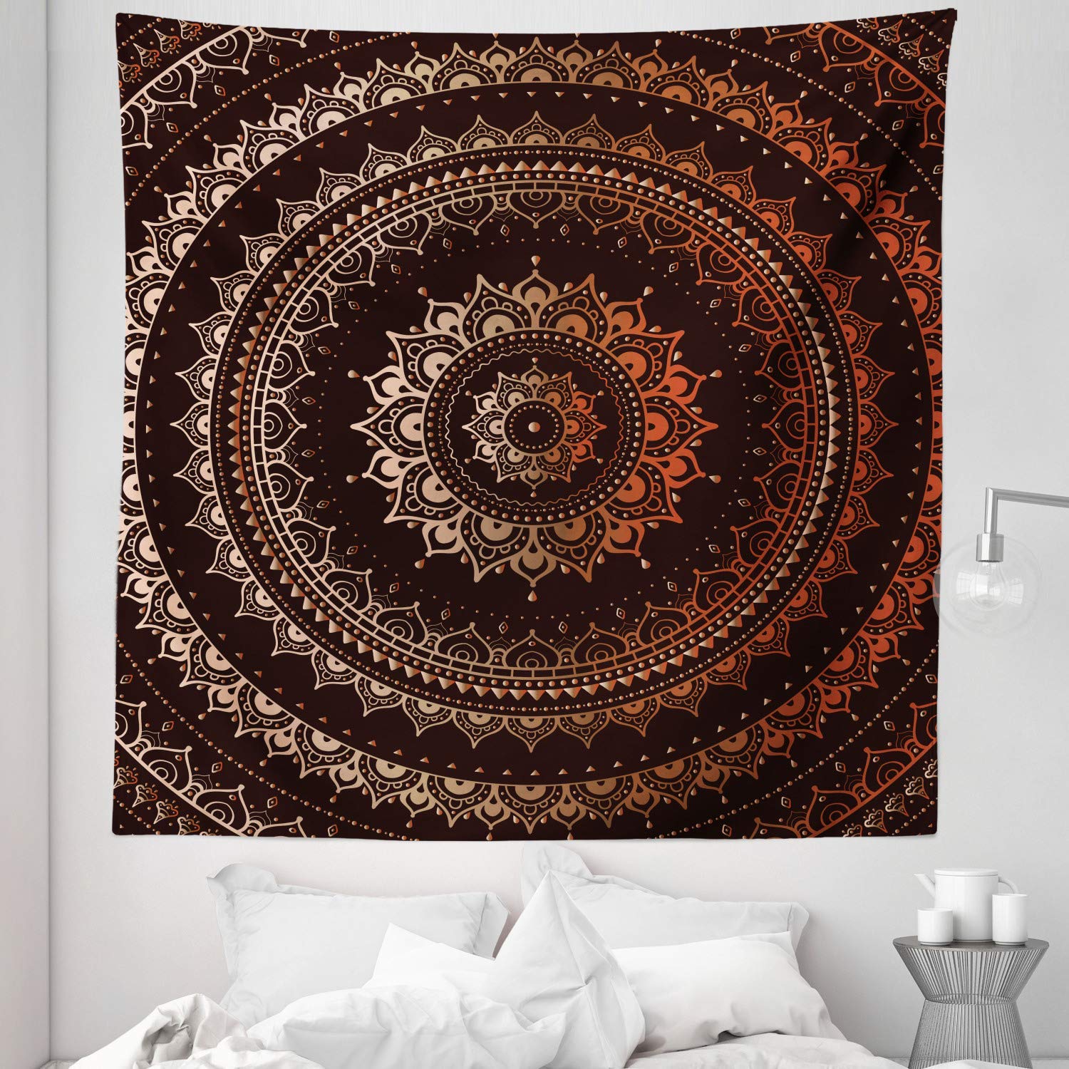 Mandala Red Black Gold - HD Wallpaper 