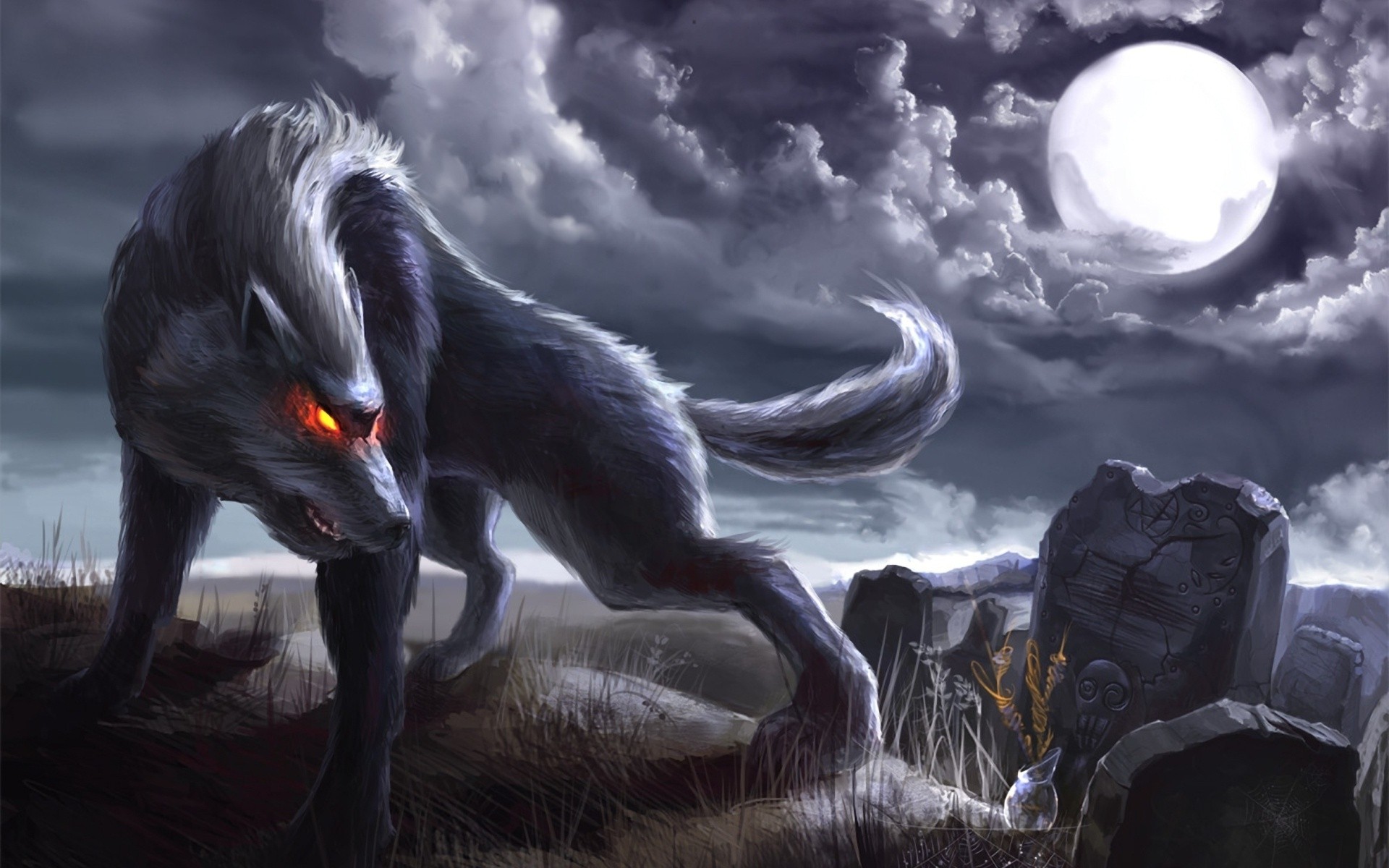 Angry Wolf - Imagenes De Lobos Enojados - HD Wallpaper 