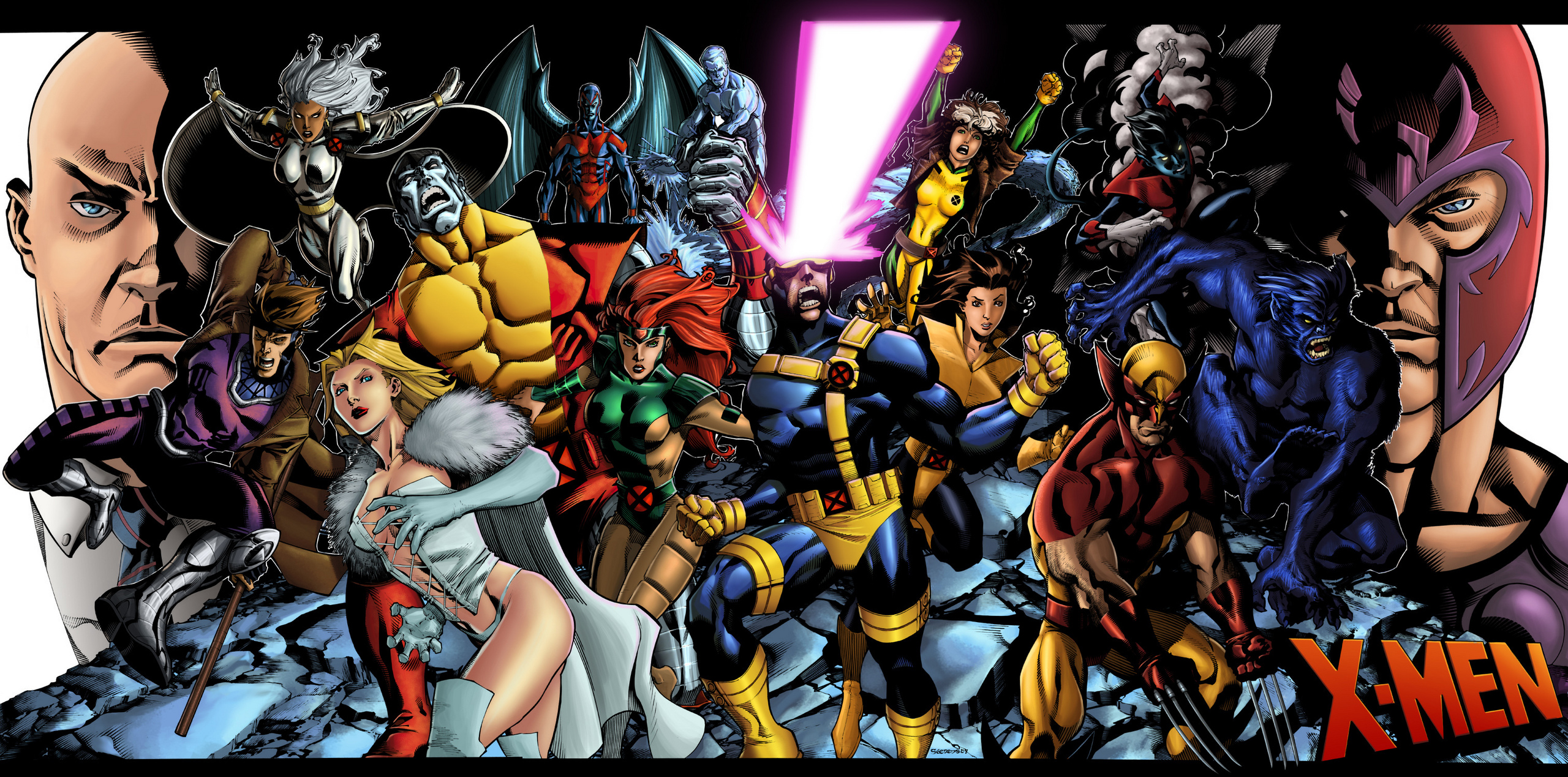 Men Marvel Comics Superhero Wallpaper - Marvel Comic X Men - HD Wallpaper 